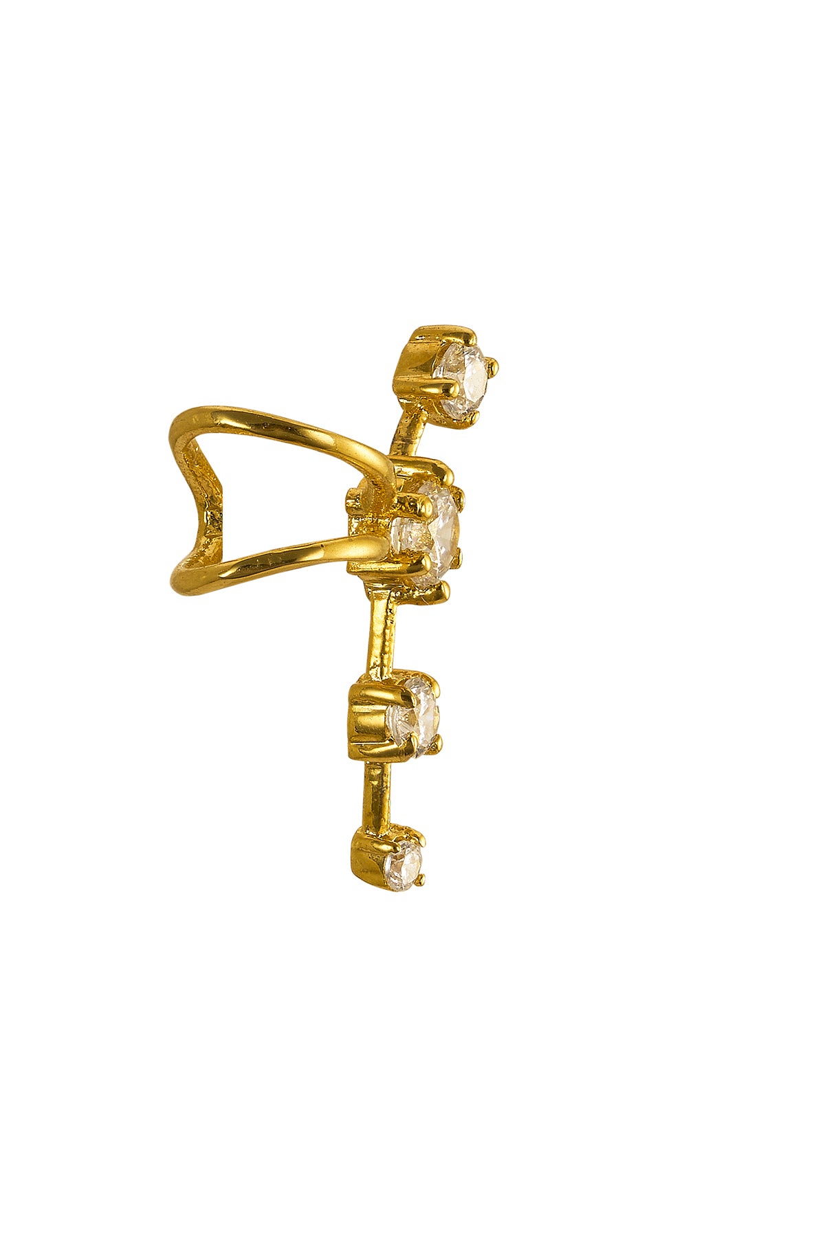 Golden mini 925 Silver Earrings