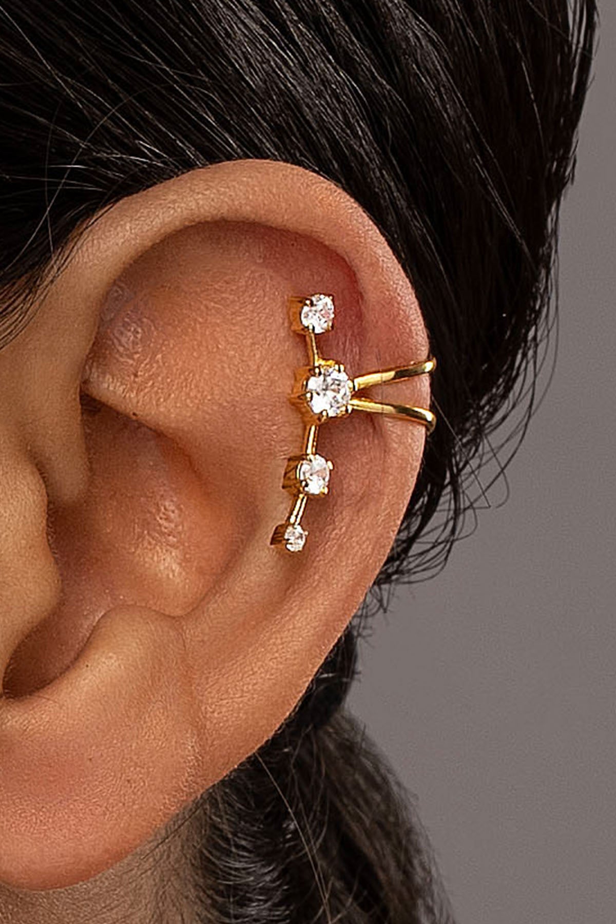 Buy Golden mini 925 Silver Earrings for women by Sica online available at scrollnshops