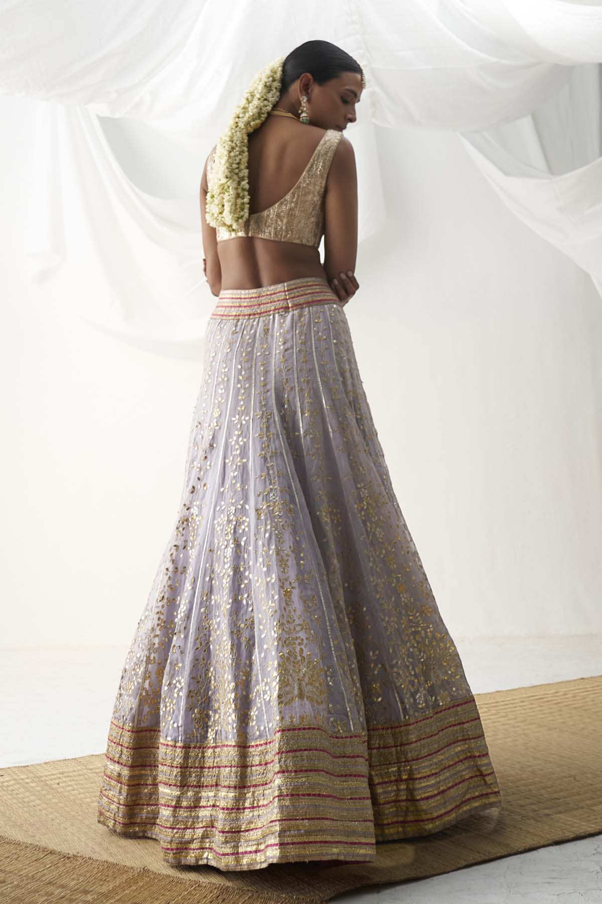 Gota Embroidered Lehenga Set