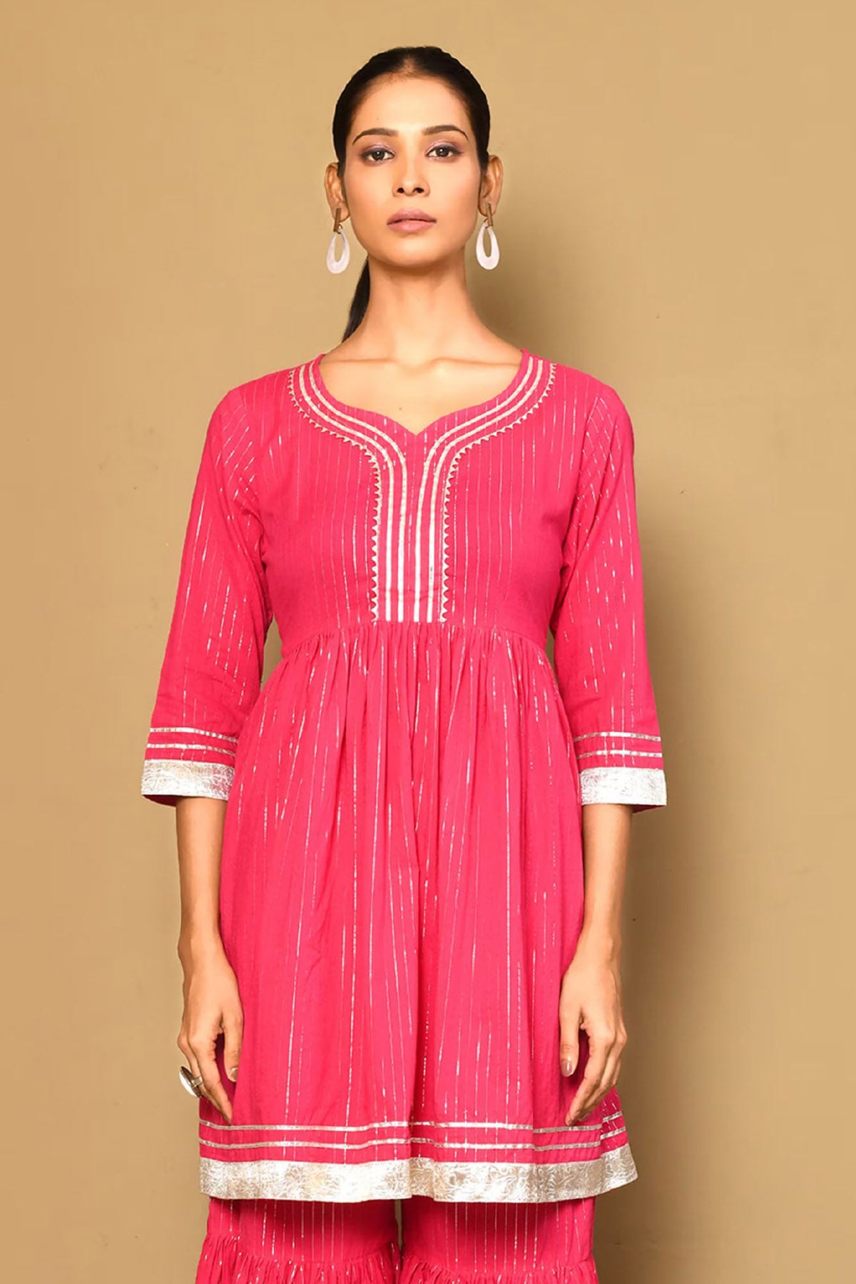 Gota Lace Embellished Kurta Set
