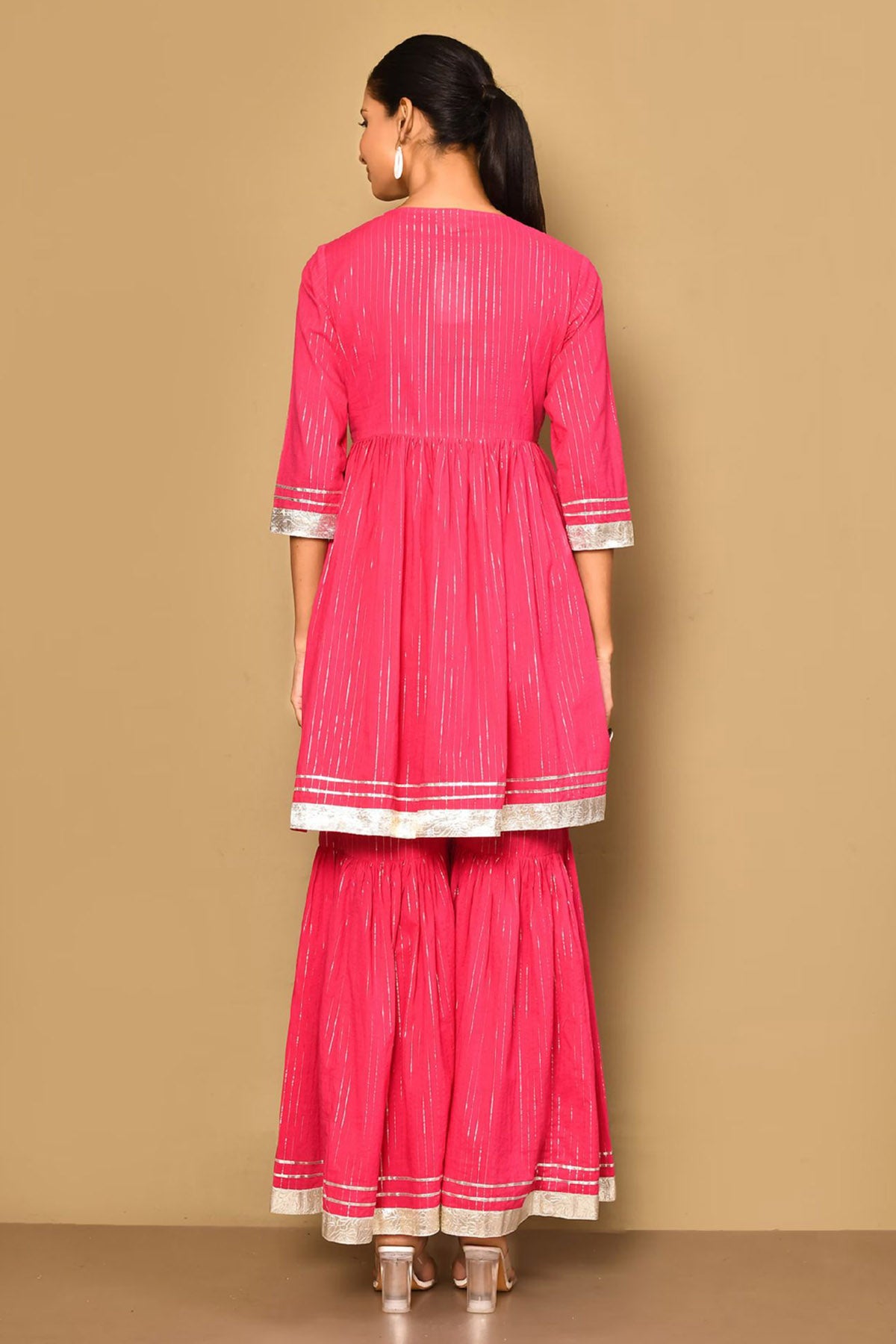 Gota Lace Embellished Kurta Set