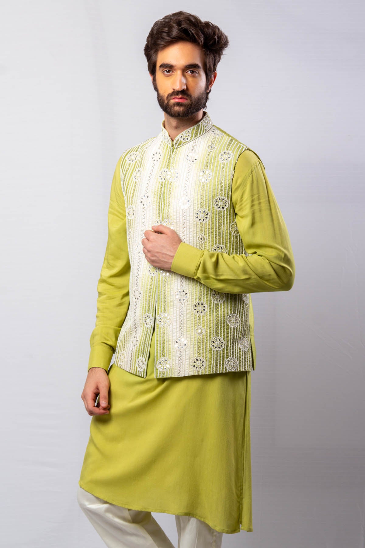 Light Green Bundi Set