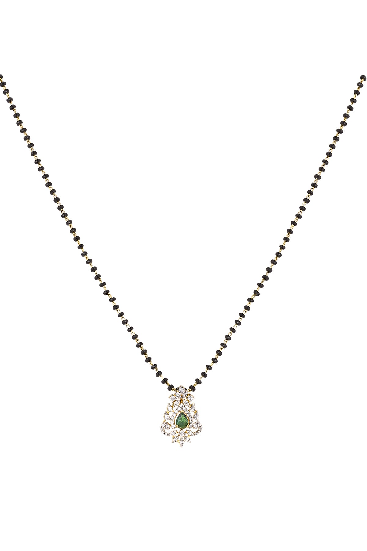 Green 925 silver Mangalsutra
