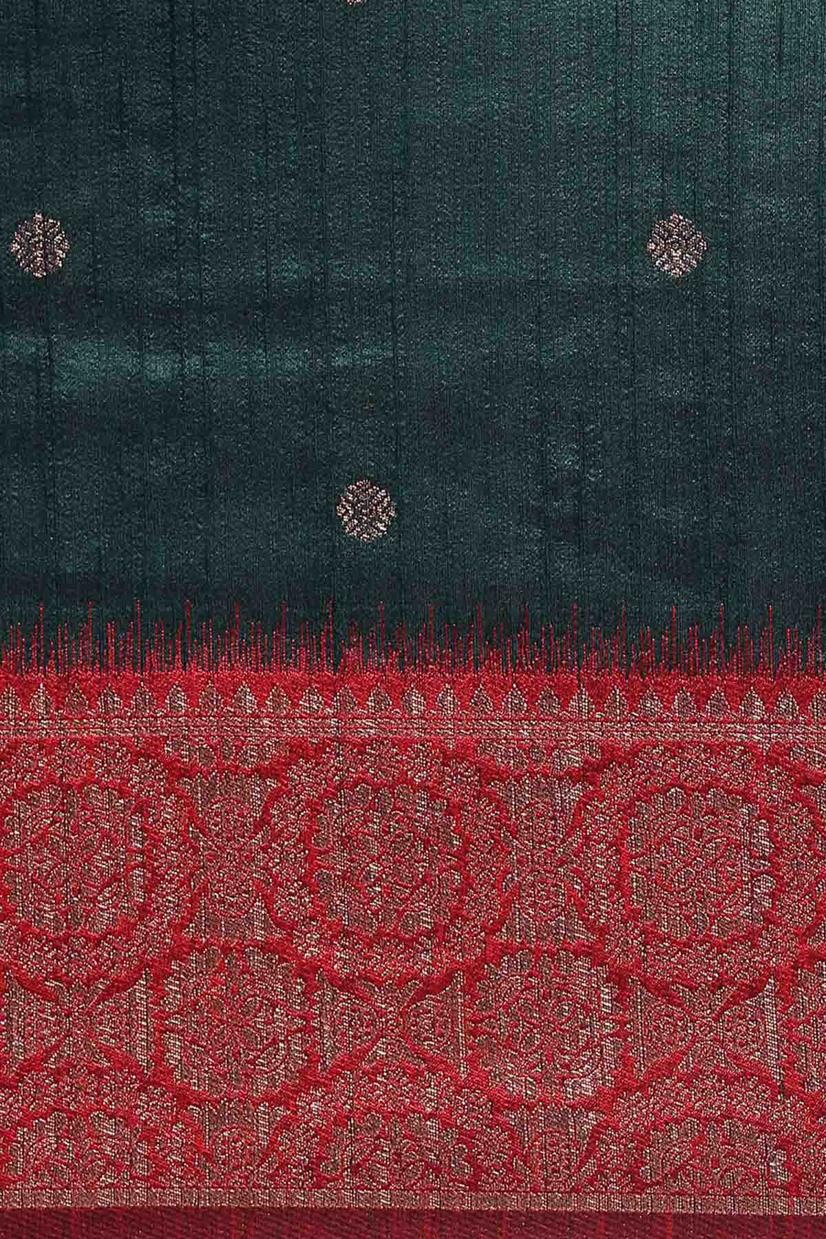 Green Banarasi Silk Zari Saree