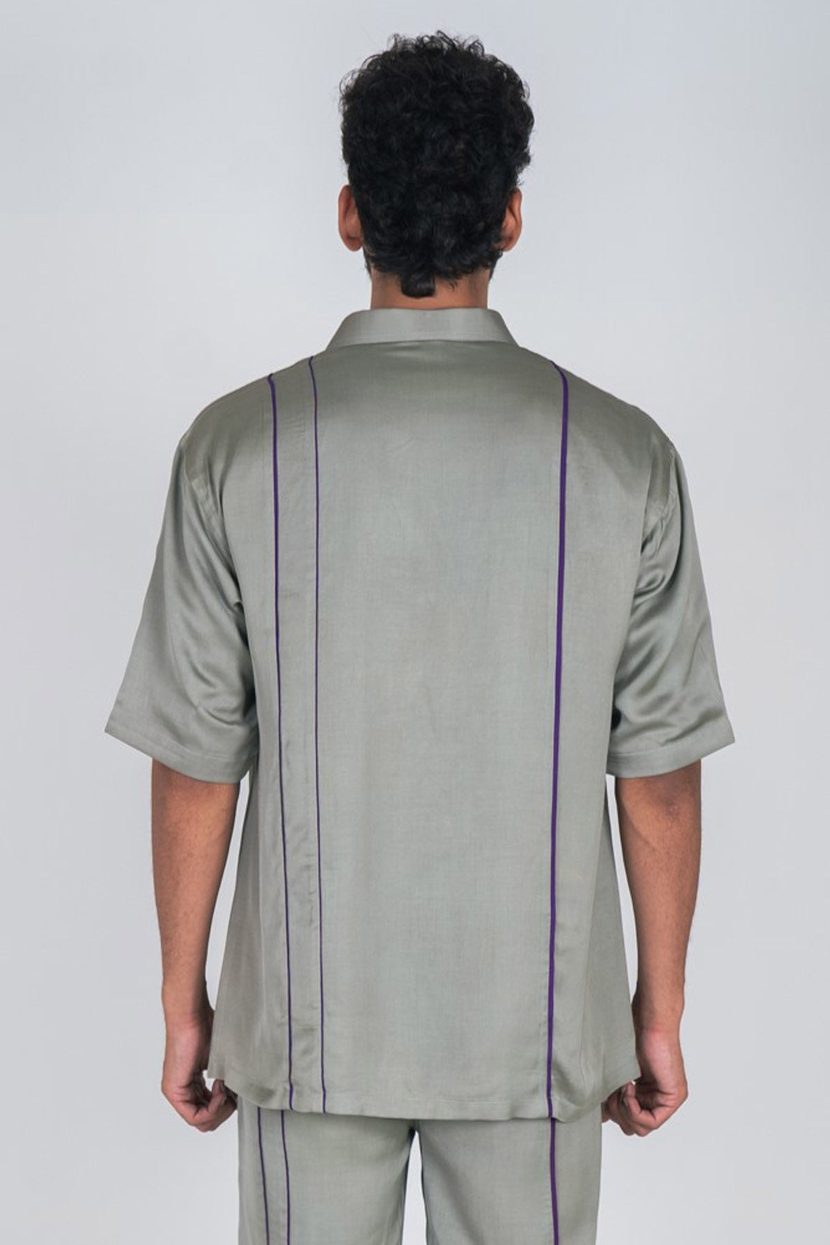 Green Bemberg Modal Silk Shirt