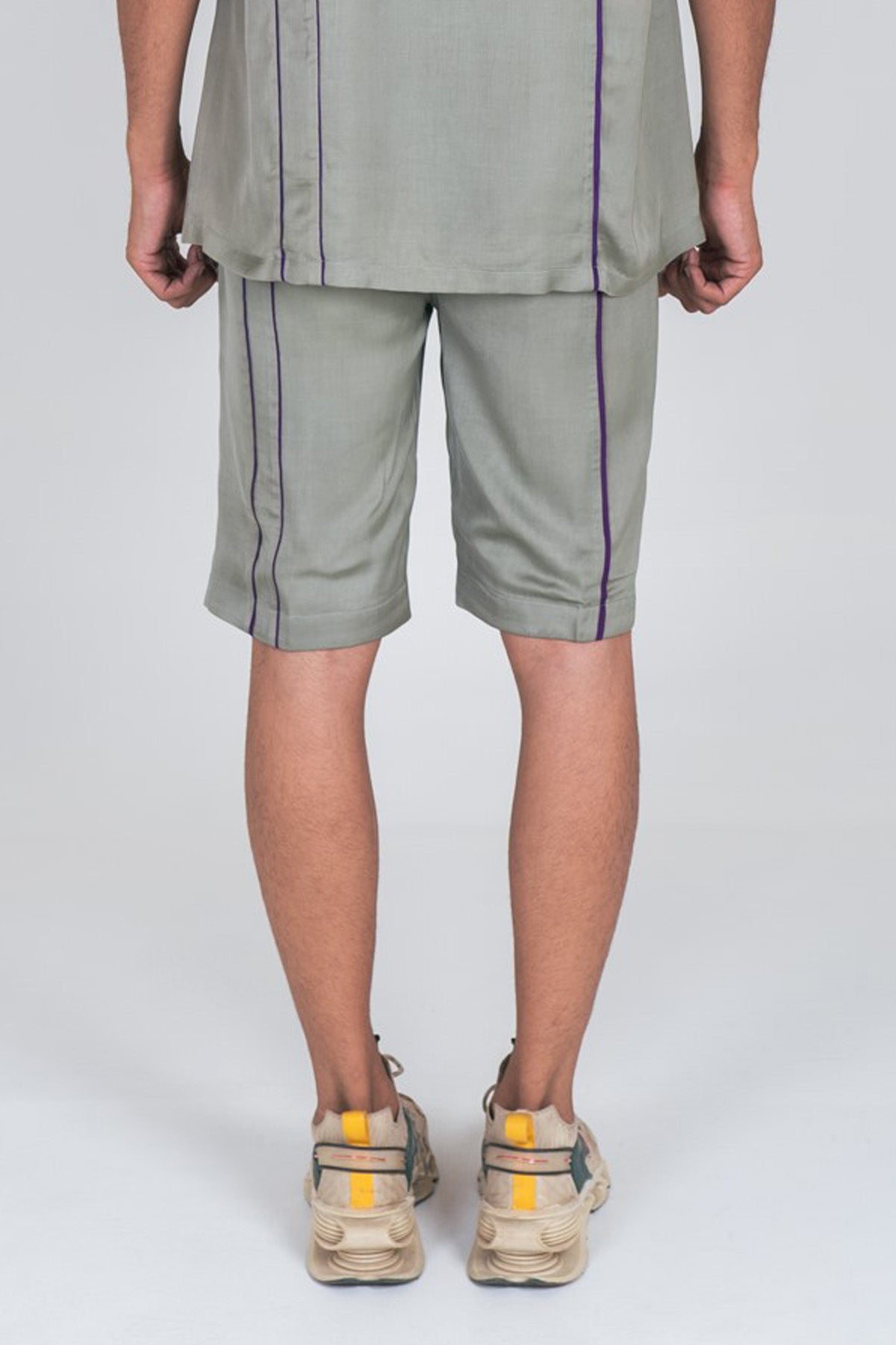 Green Bemberg Modal Silk Shorts
