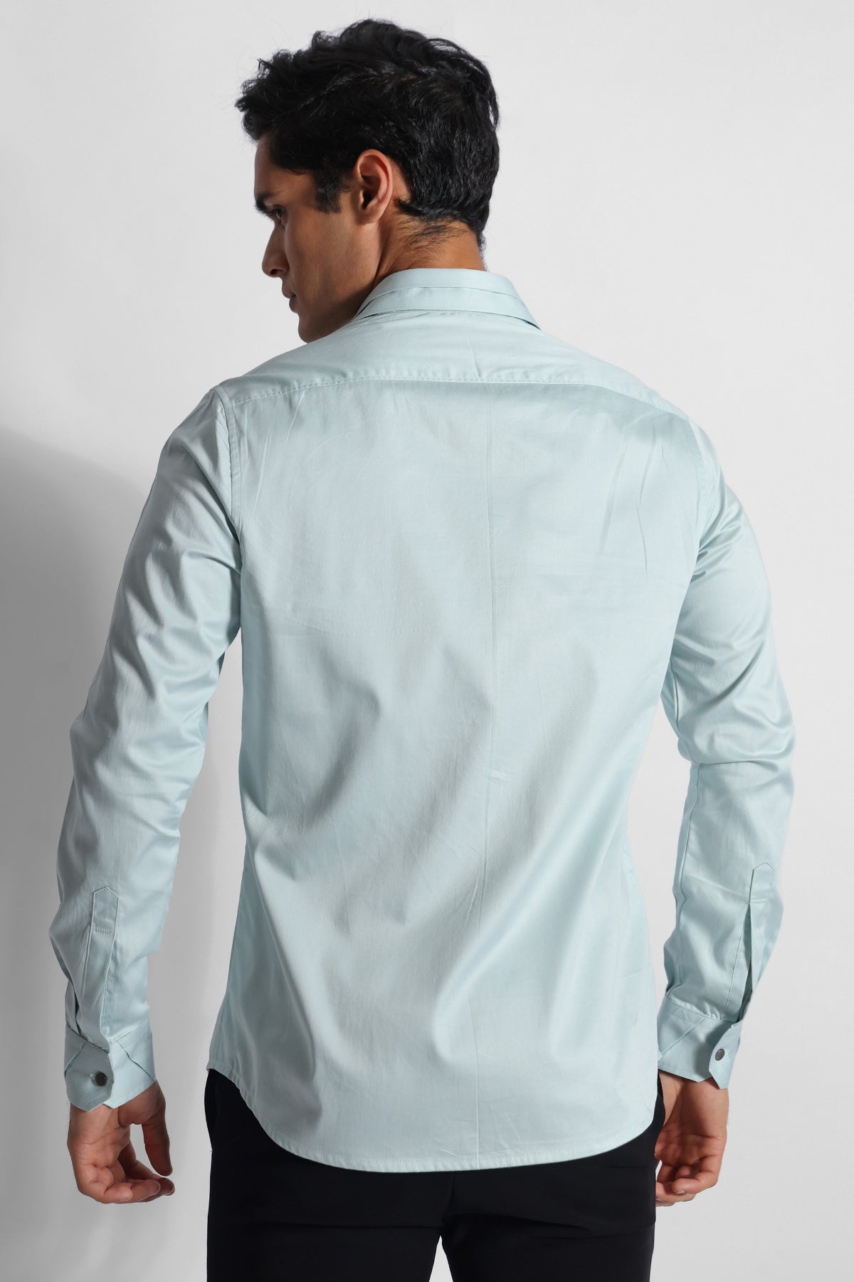 Green Turkish Thread Work Shirt