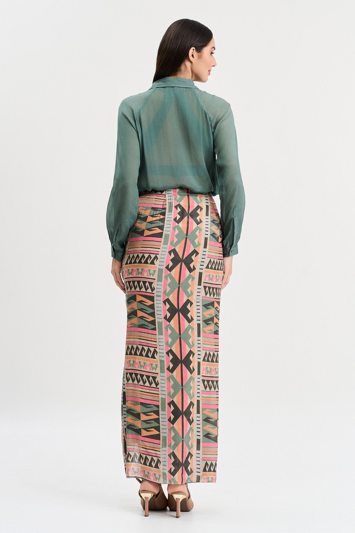 Green Viscose Comfortable Shirt