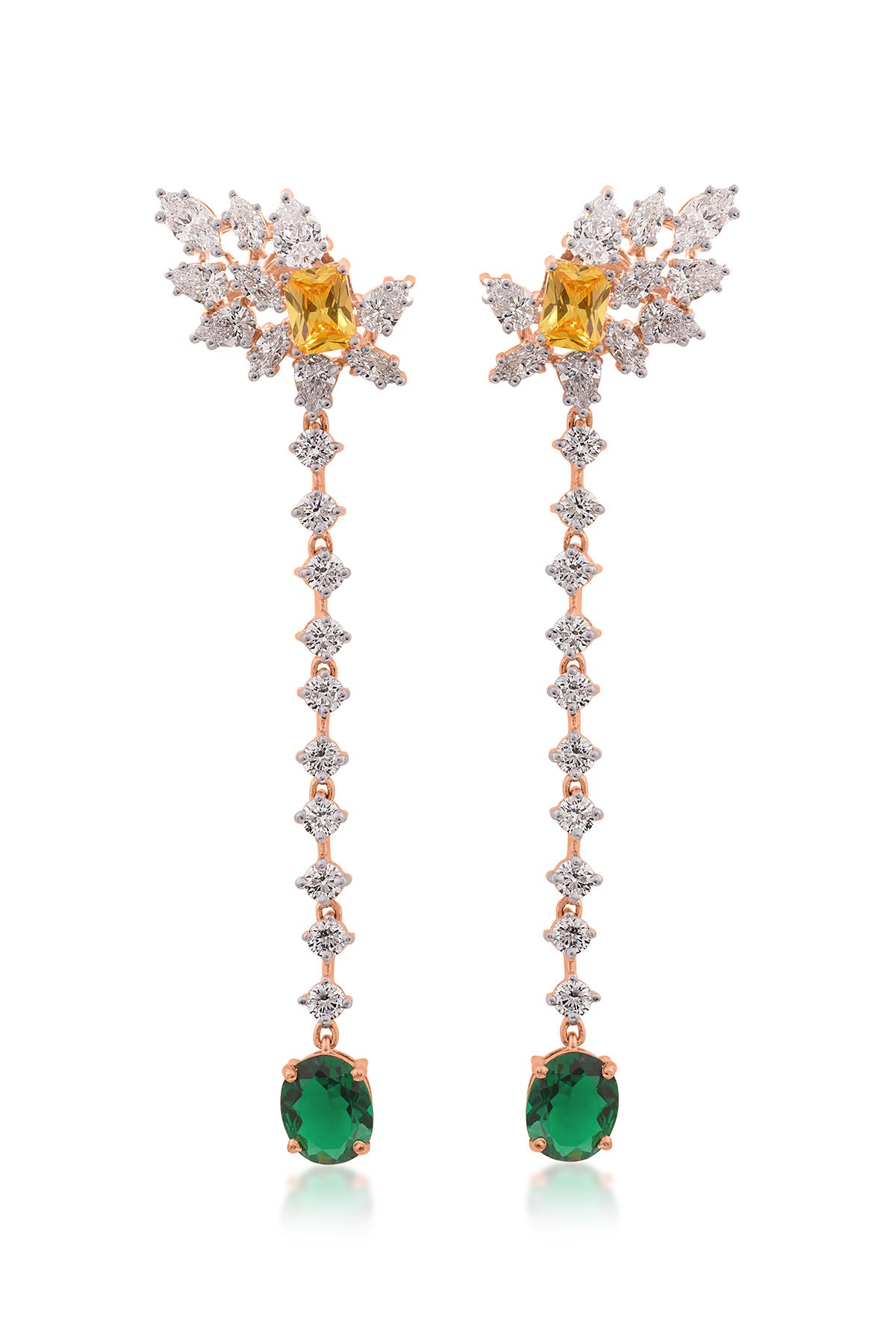 Green & Yellow Fete Earrings