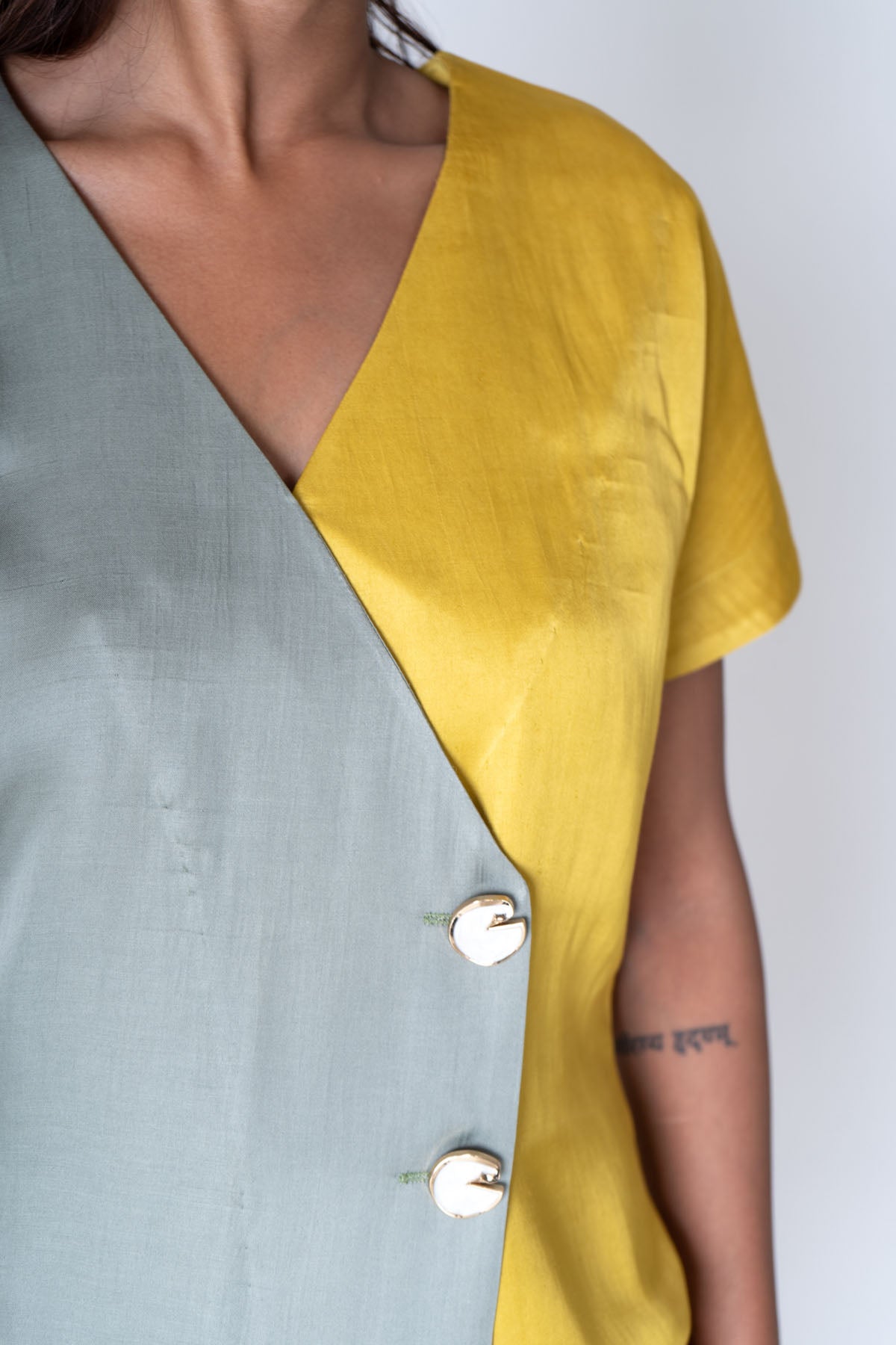 Green & Yellow Shirt & Shorts