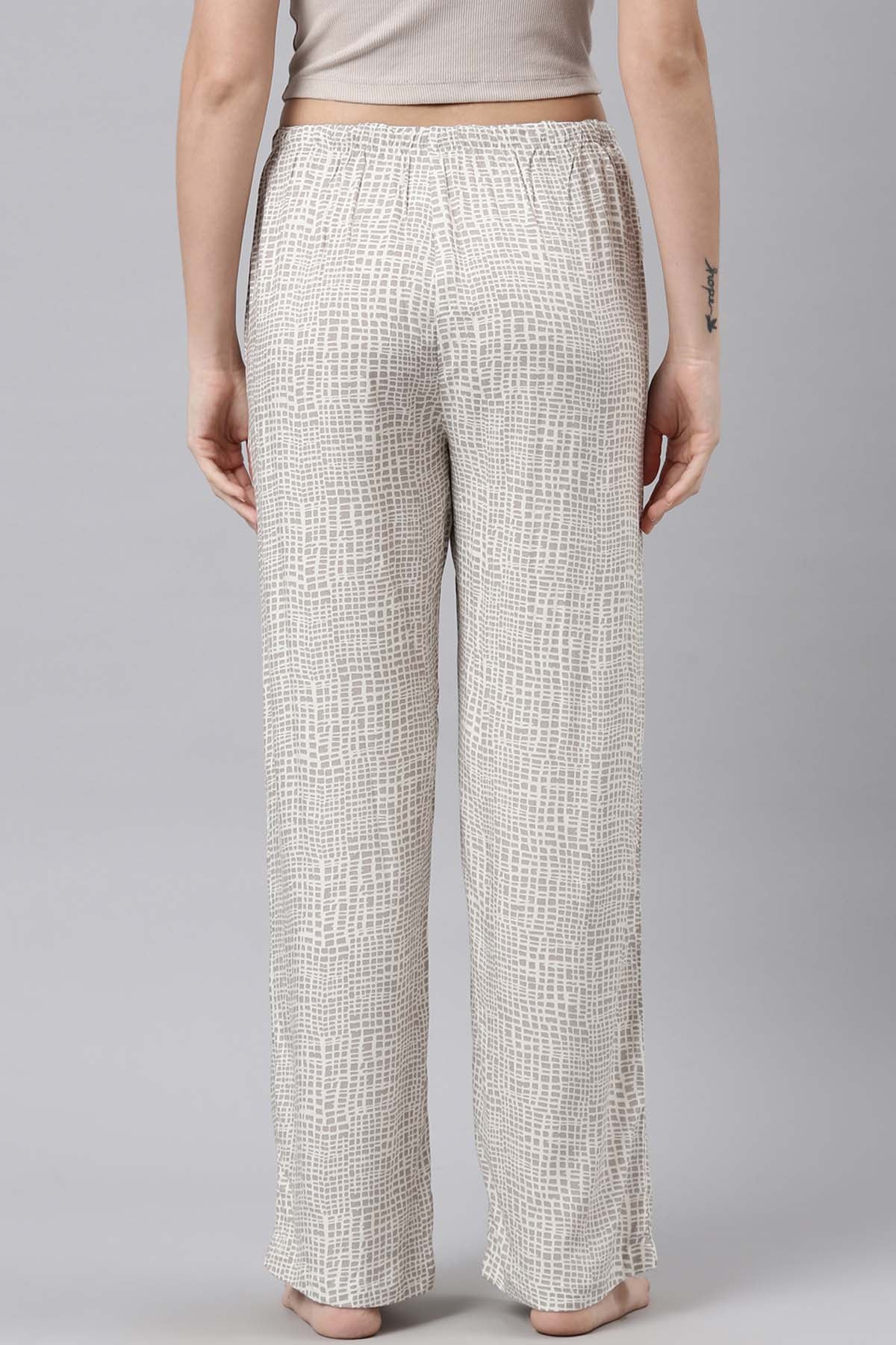 Grey Abstract Pyjama