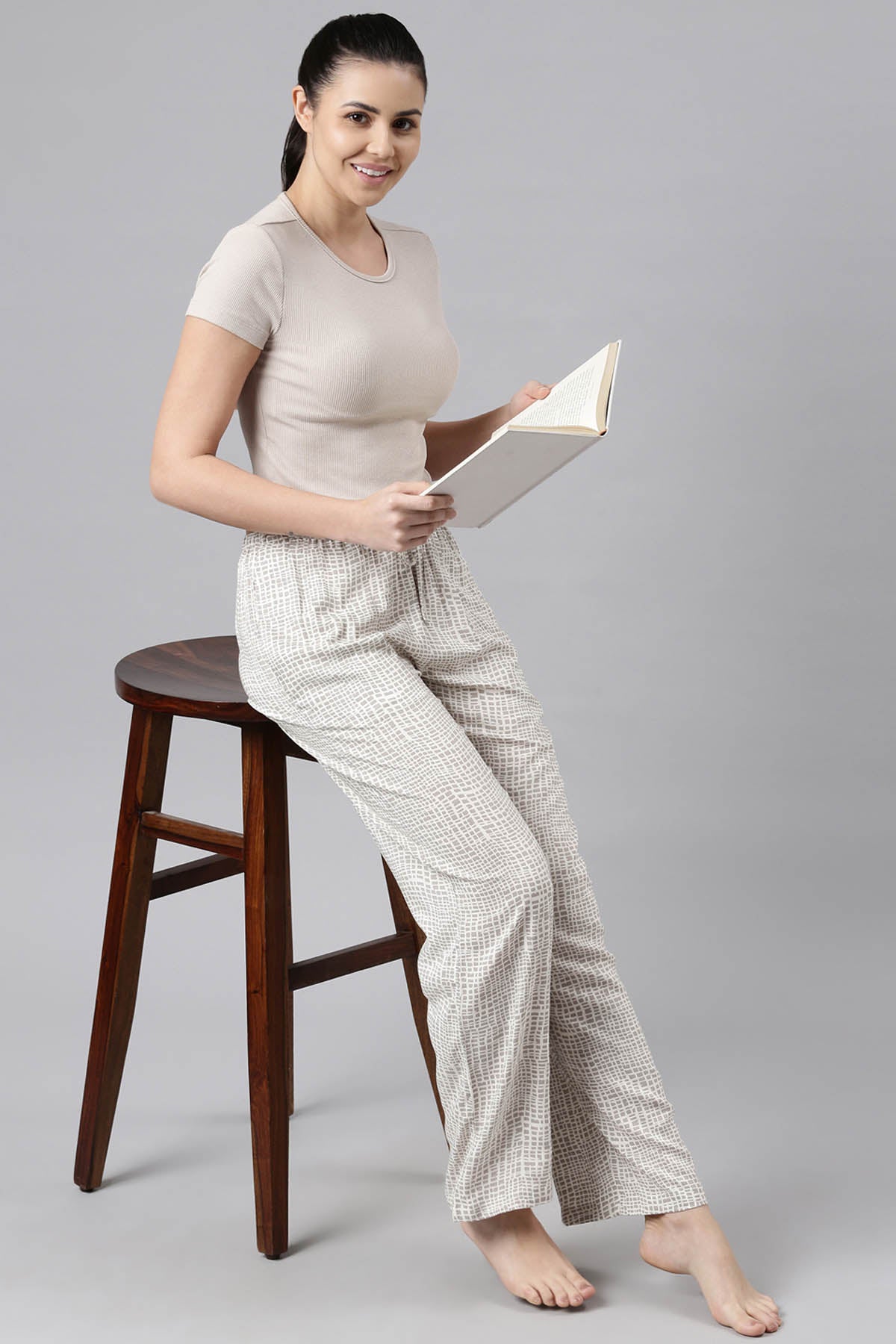 Grey Abstract Pyjama