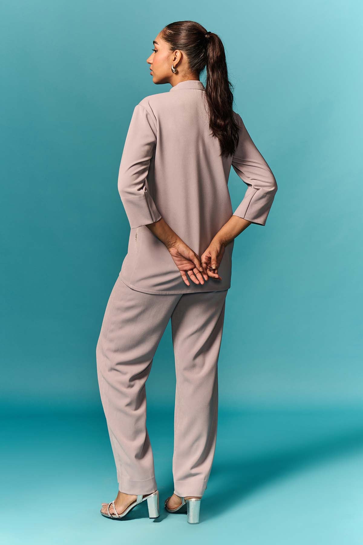 Embellished Grey Co-ord Set