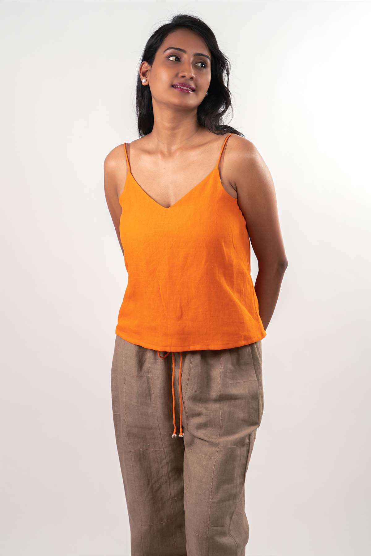 Grey Hand Embroidered Pants Set