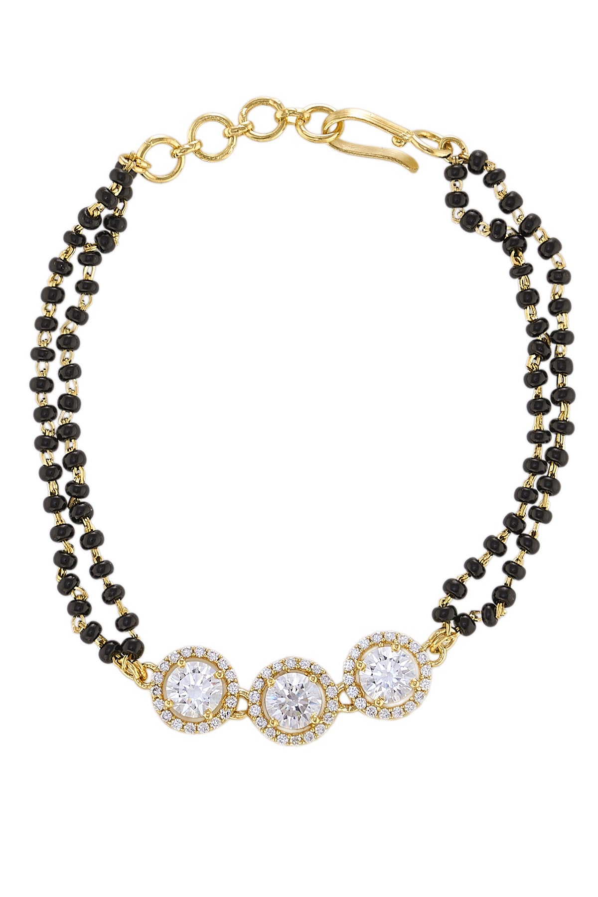 Halo Solitaire Hand Mangalsutra