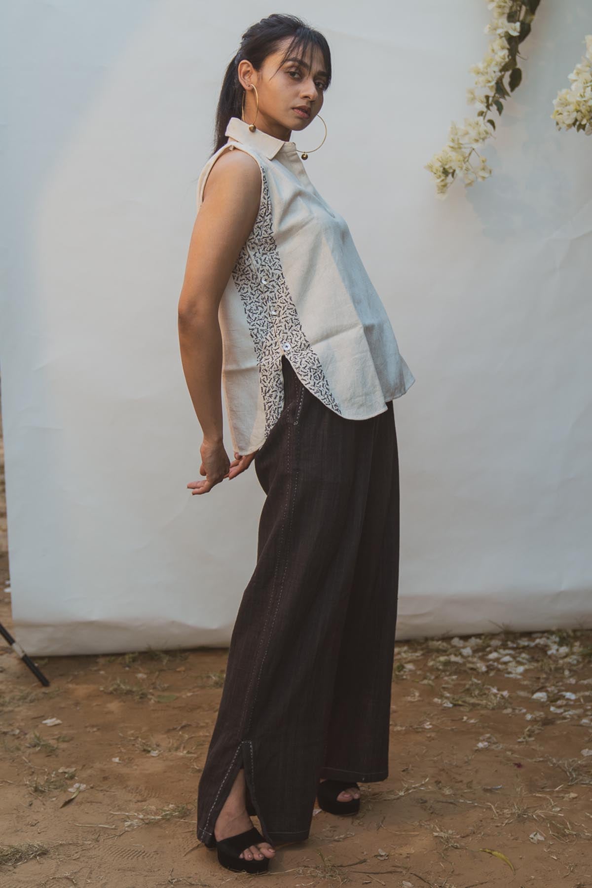 Halter Neck Cotton Top