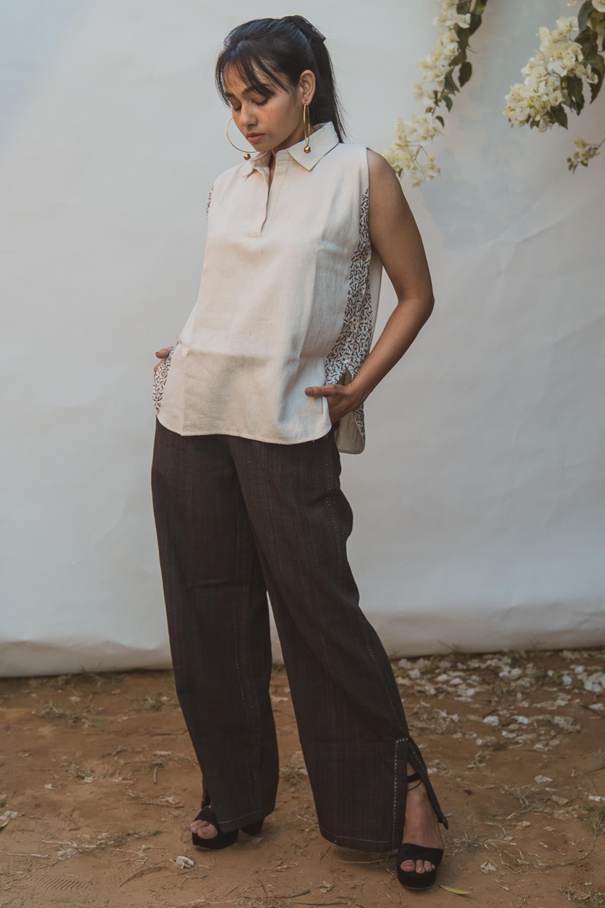 Halter Neck Cotton Top