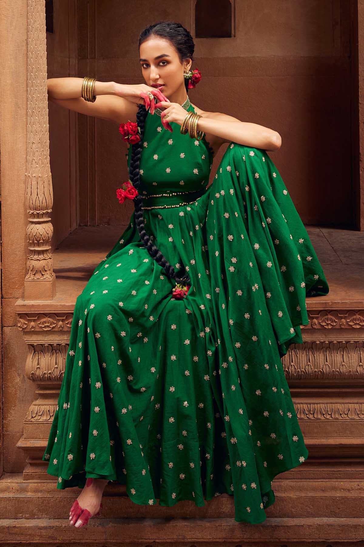 Halter Style Kalidar Set