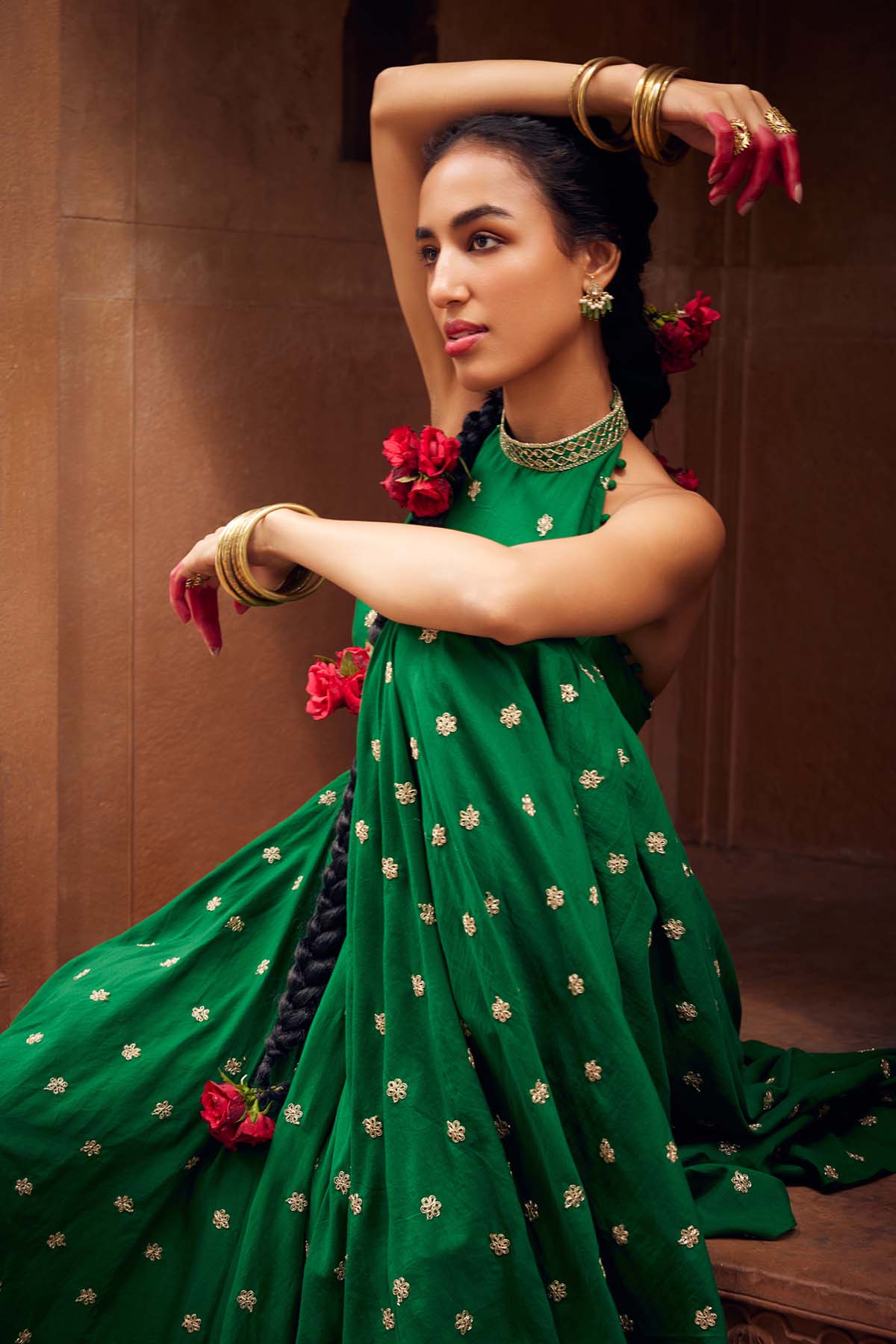 Halter Style Kalidar Set