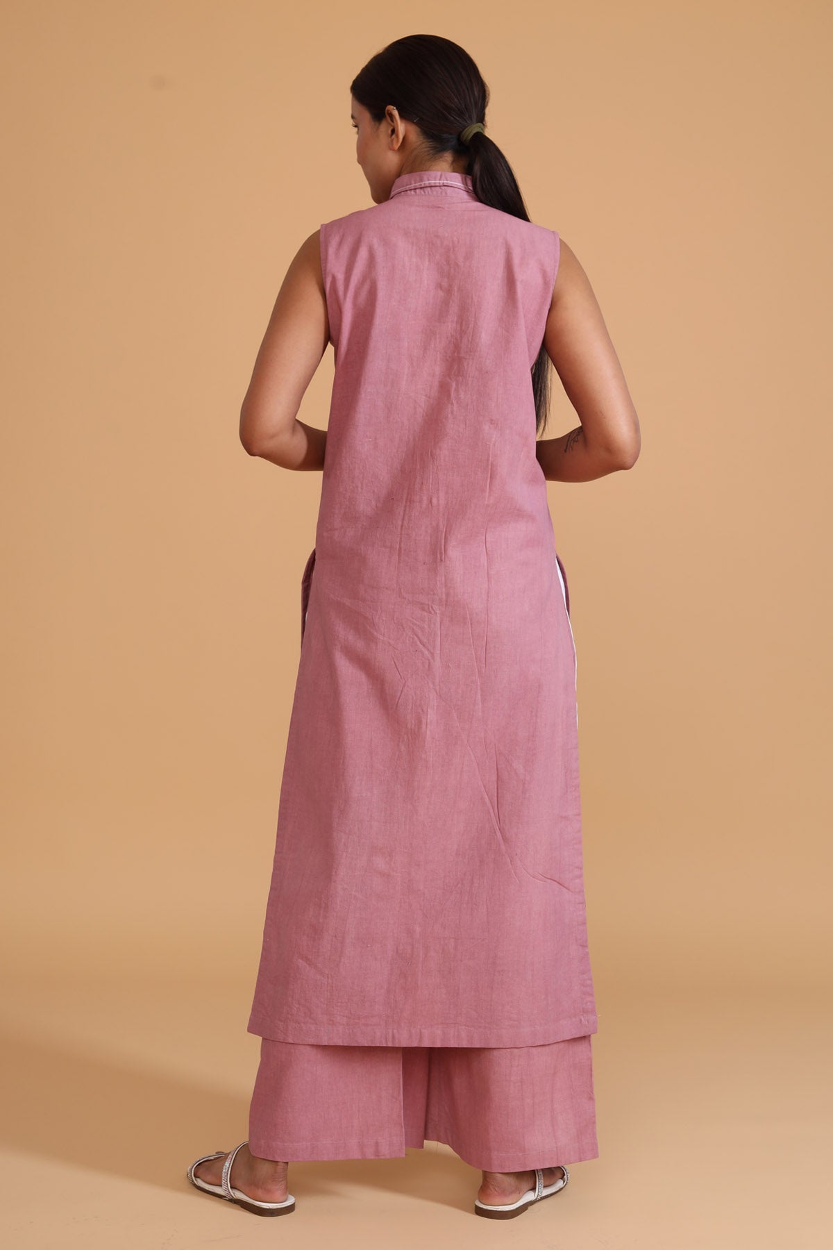 Hand Painted Stripe Tunic Set