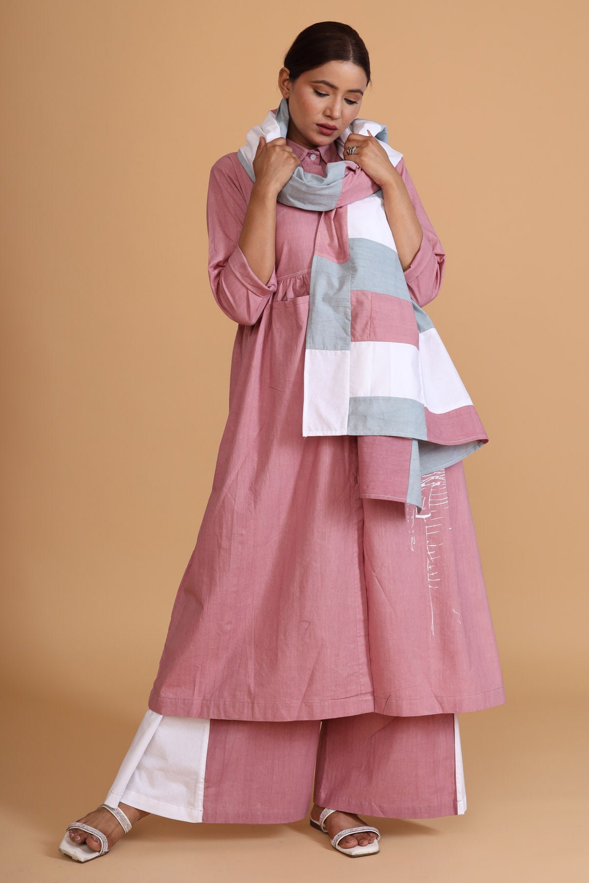 Mint Overlap Overlay Co-ord Set - Effortless Sophistication at ScrollnShops