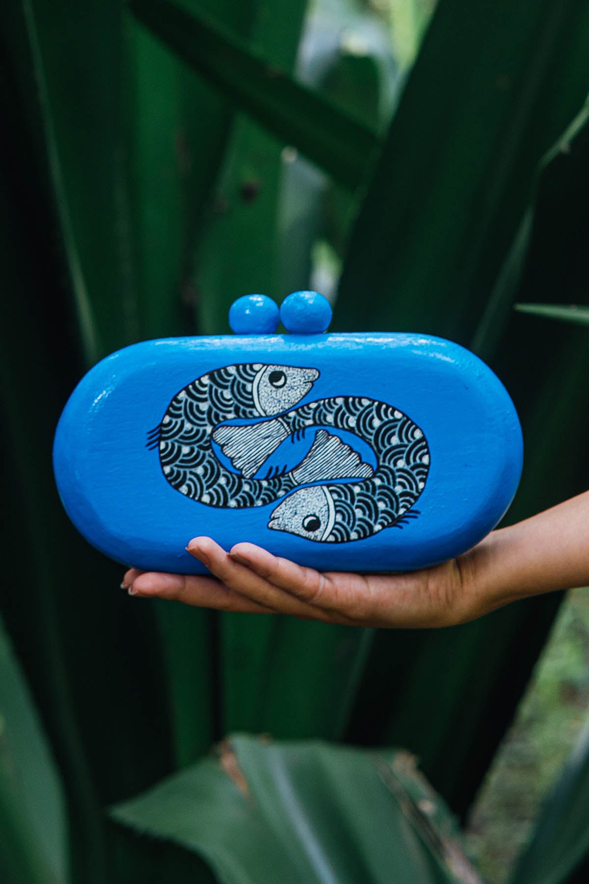 Handpainted Machlee Clutch