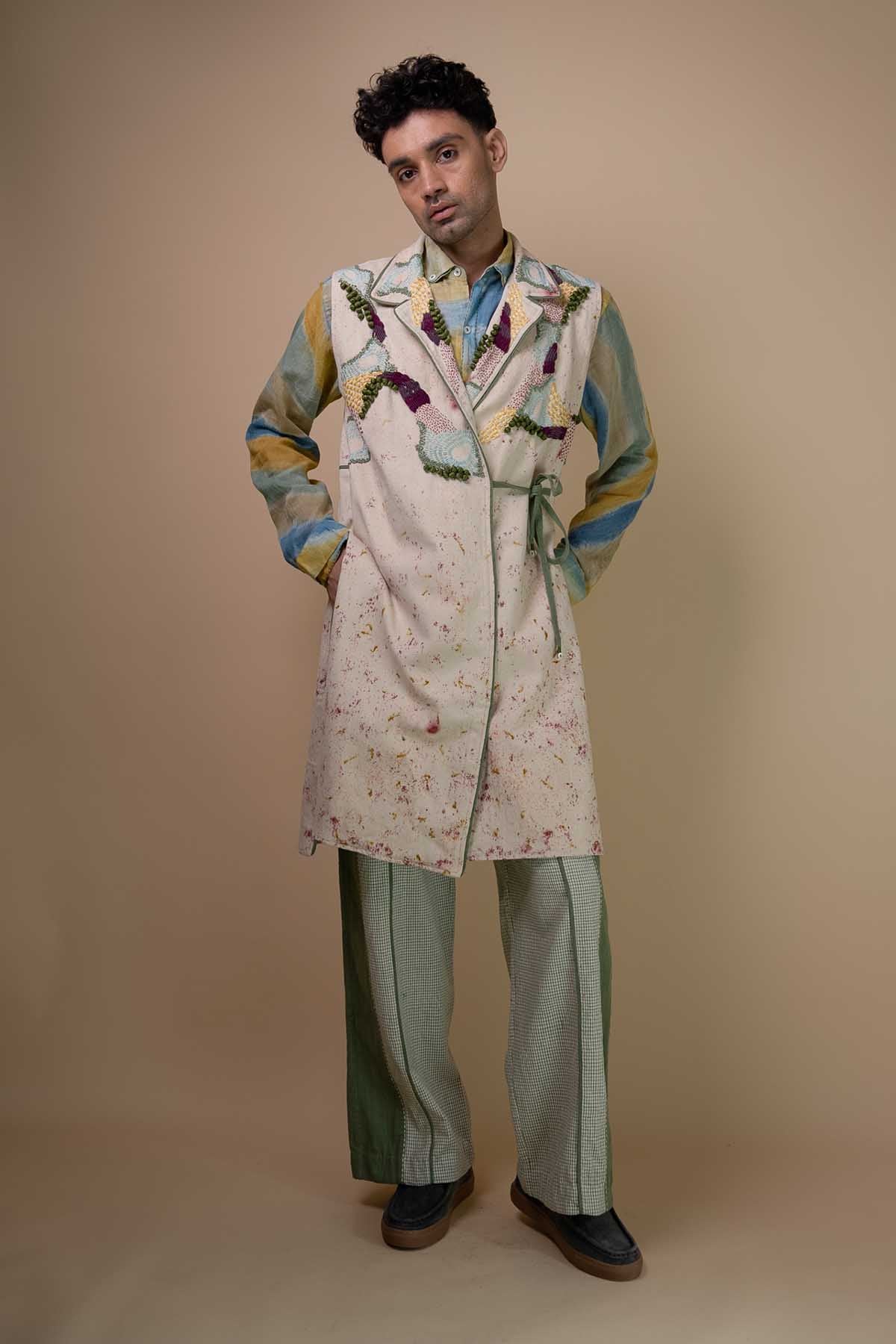 Handwoven Kora Denim Overlay