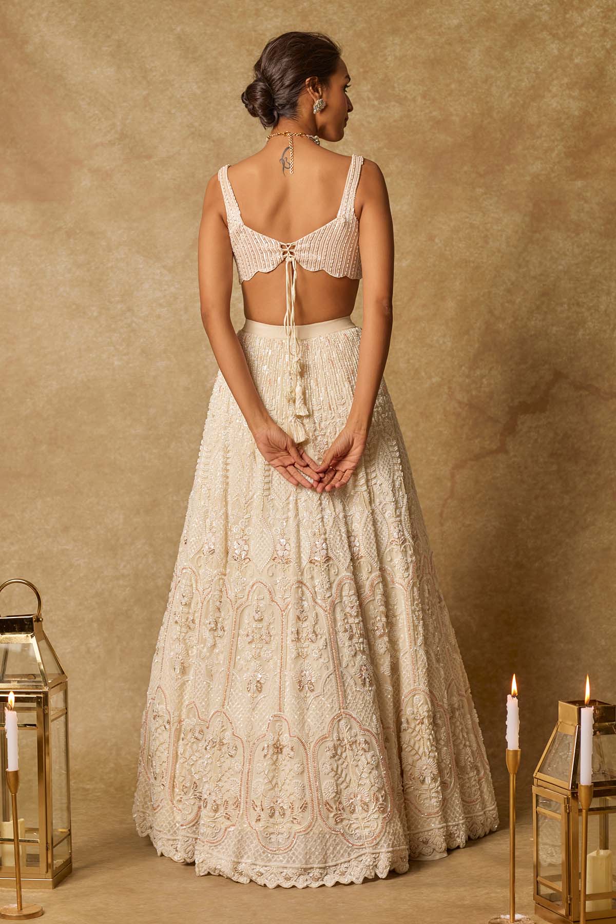 Heavy Embroidered Lehenga Set