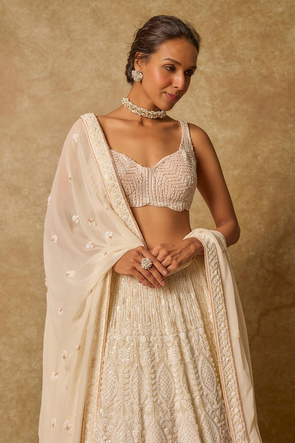 Heavy Embroidered Lehenga Set