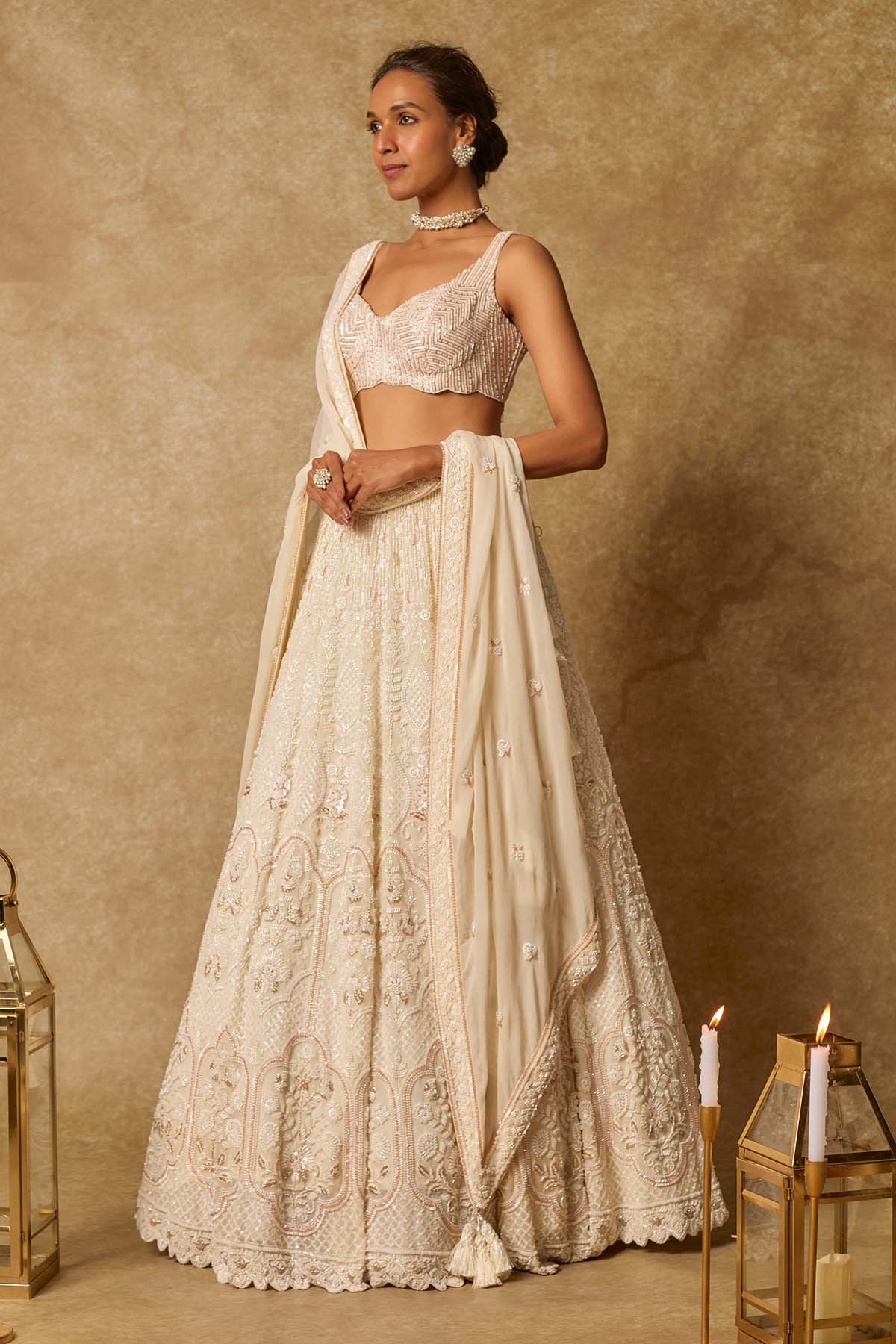 Heavy Embroidered Lehenga Set