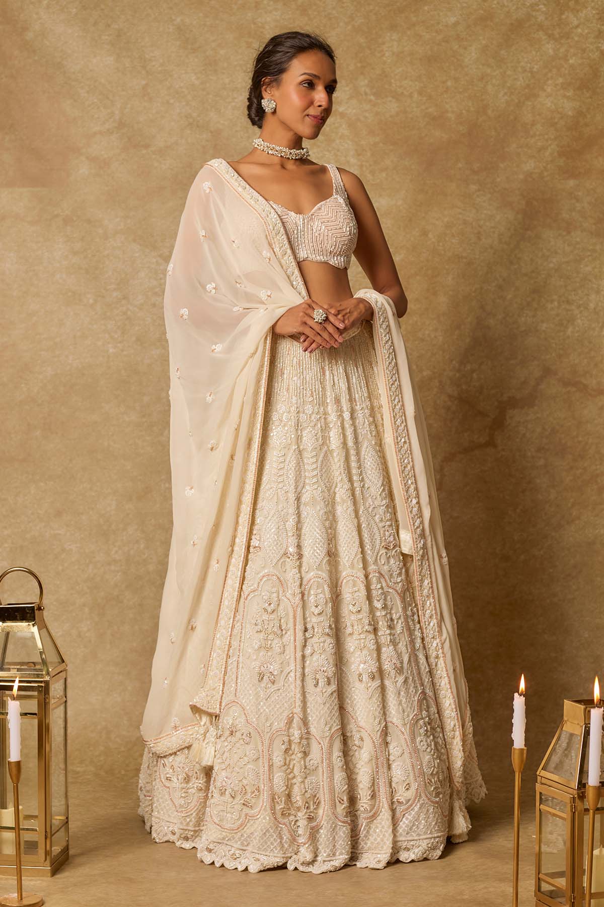 Heavy Embroidered Lehenga Set