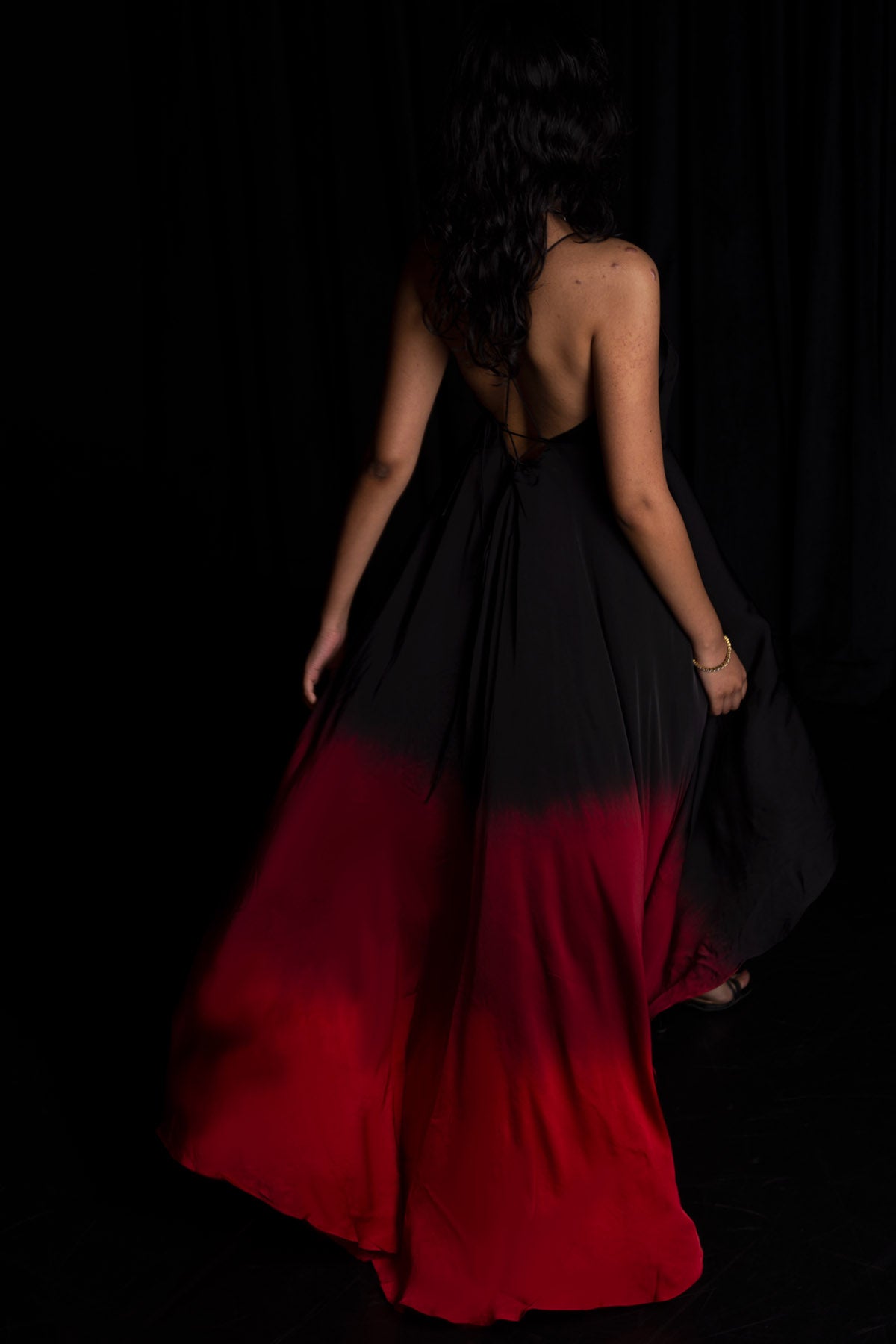 High Low Backless Dress