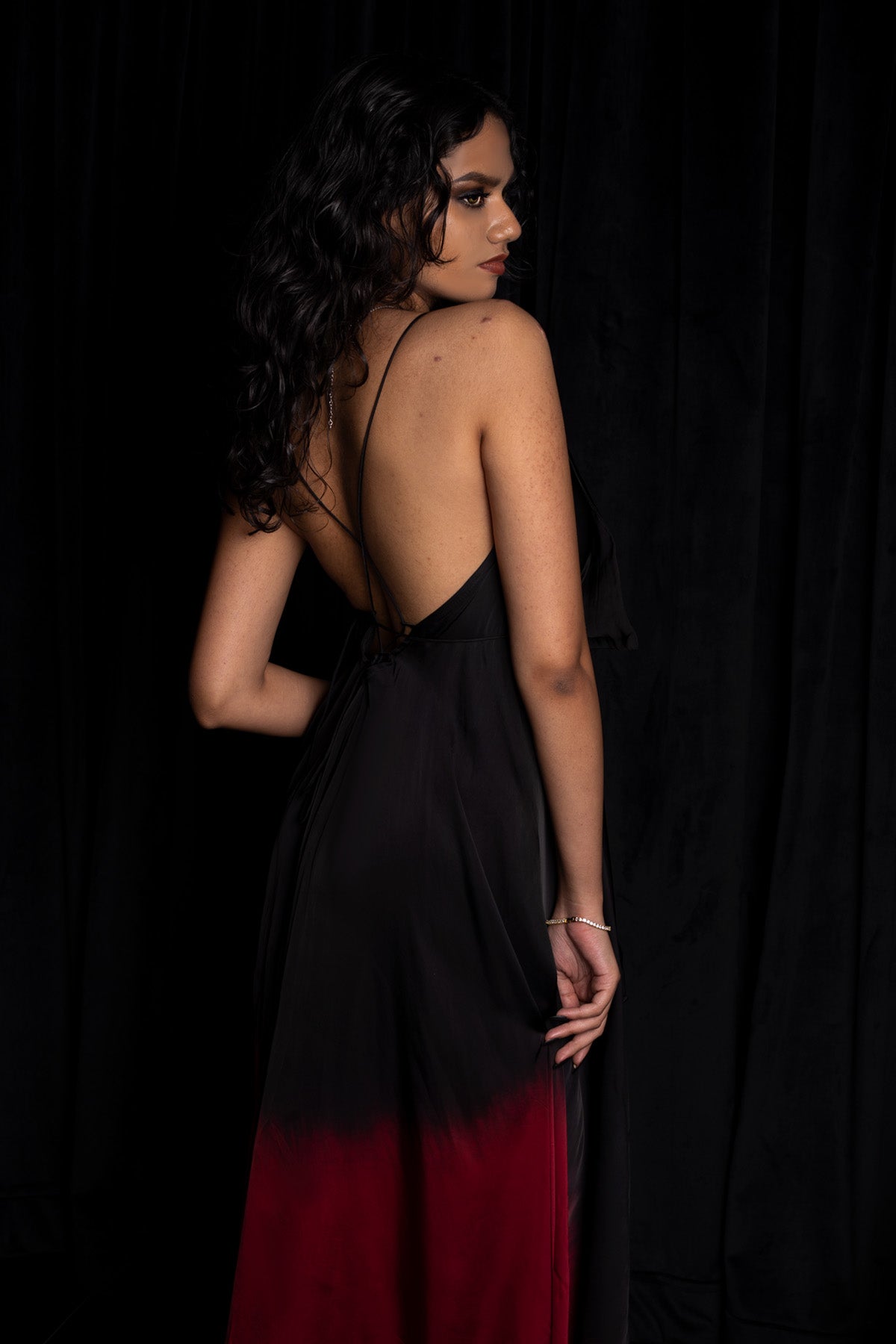High Low Backless Dress
