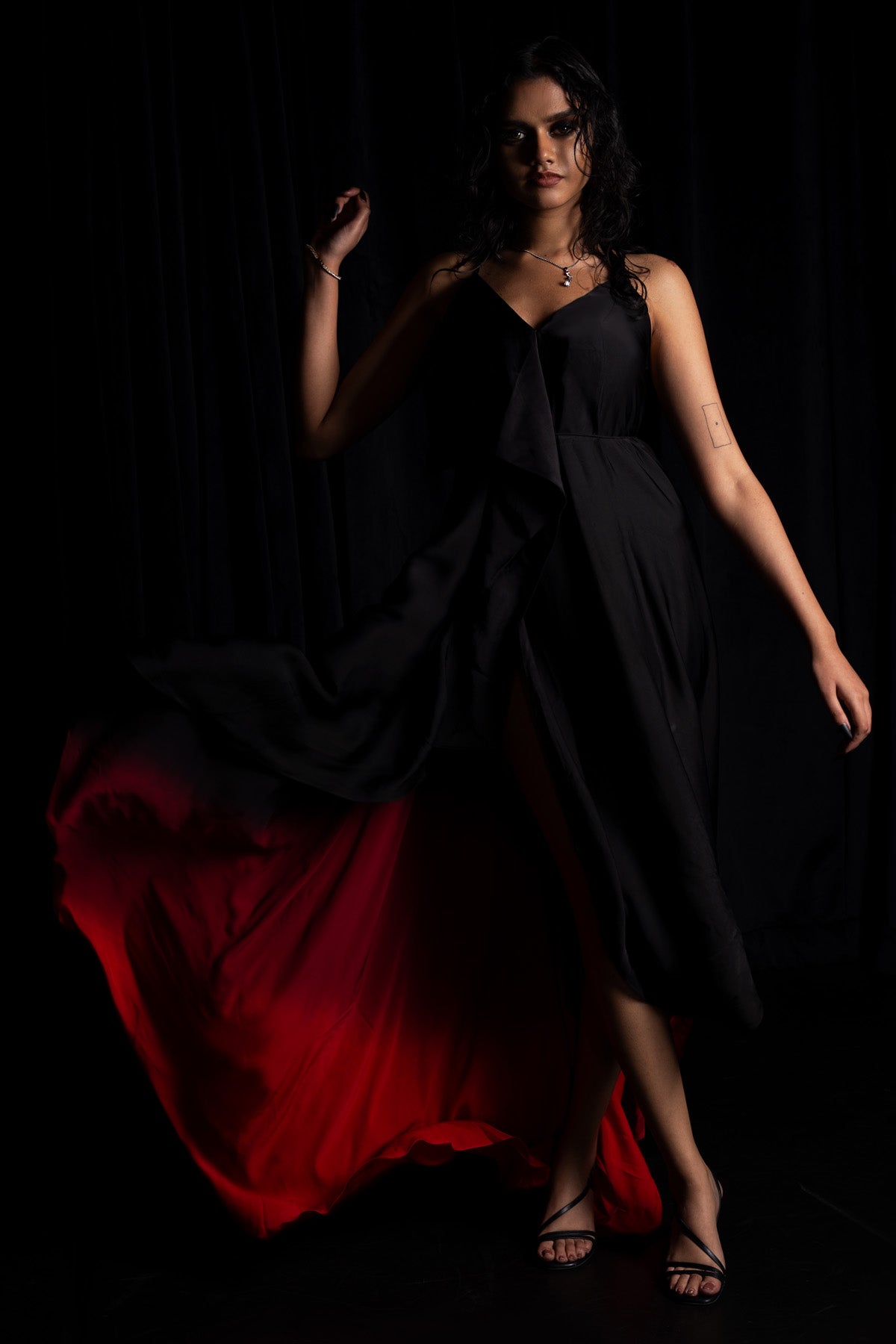 High Low Backless Dress