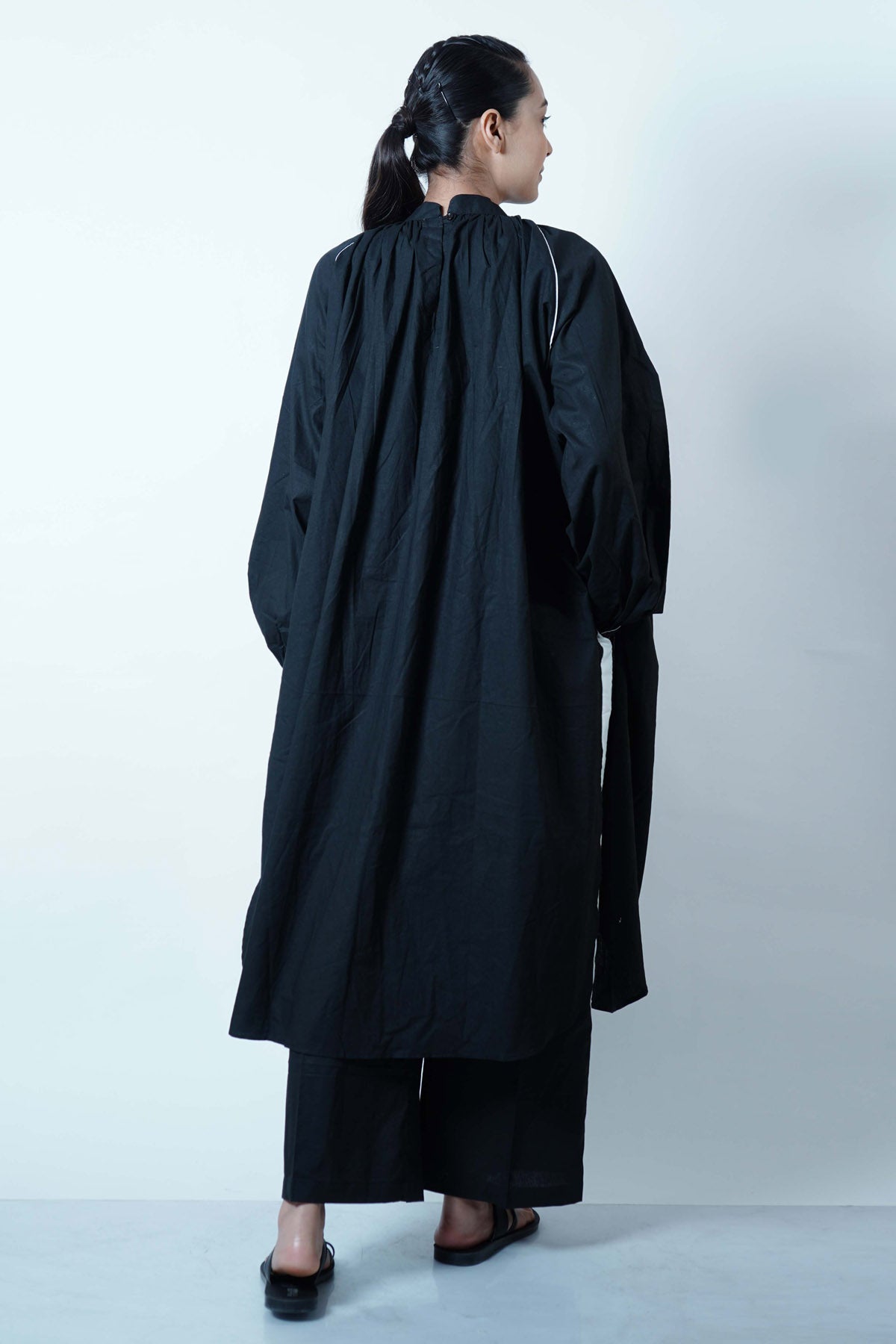 High Slit Long Kurta Set