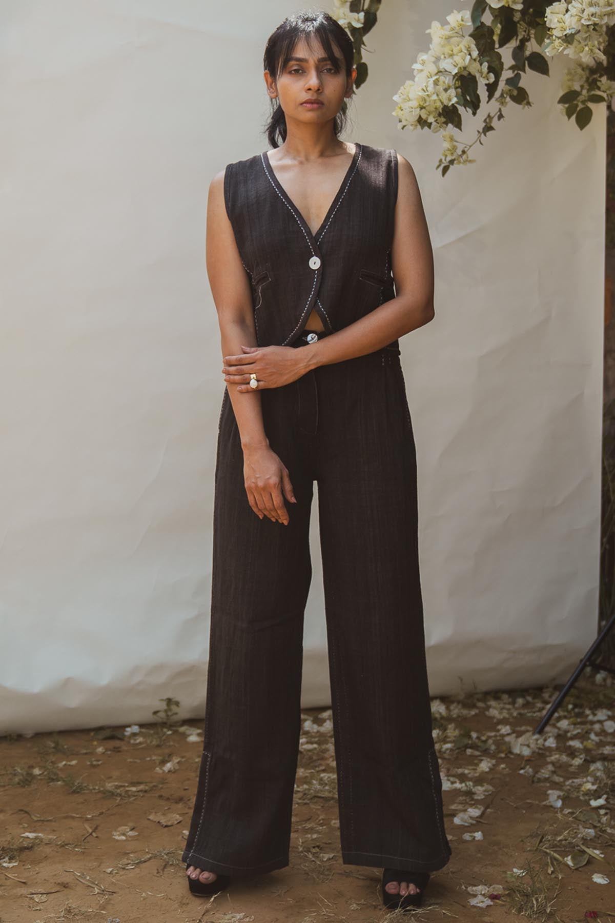 High Waist Flared Pants