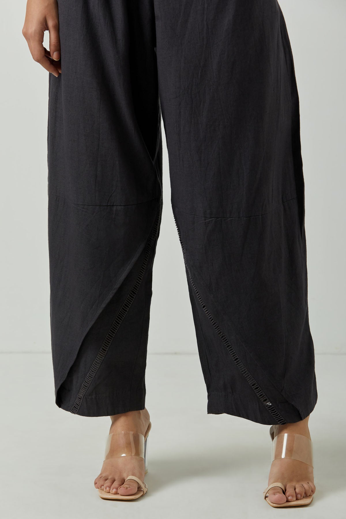 High Waist Layered Pants