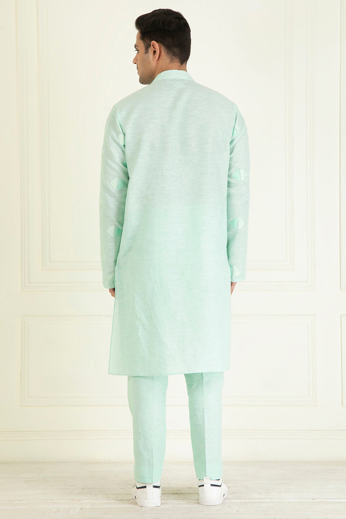 Icy Mint Embroidered Kurta Set