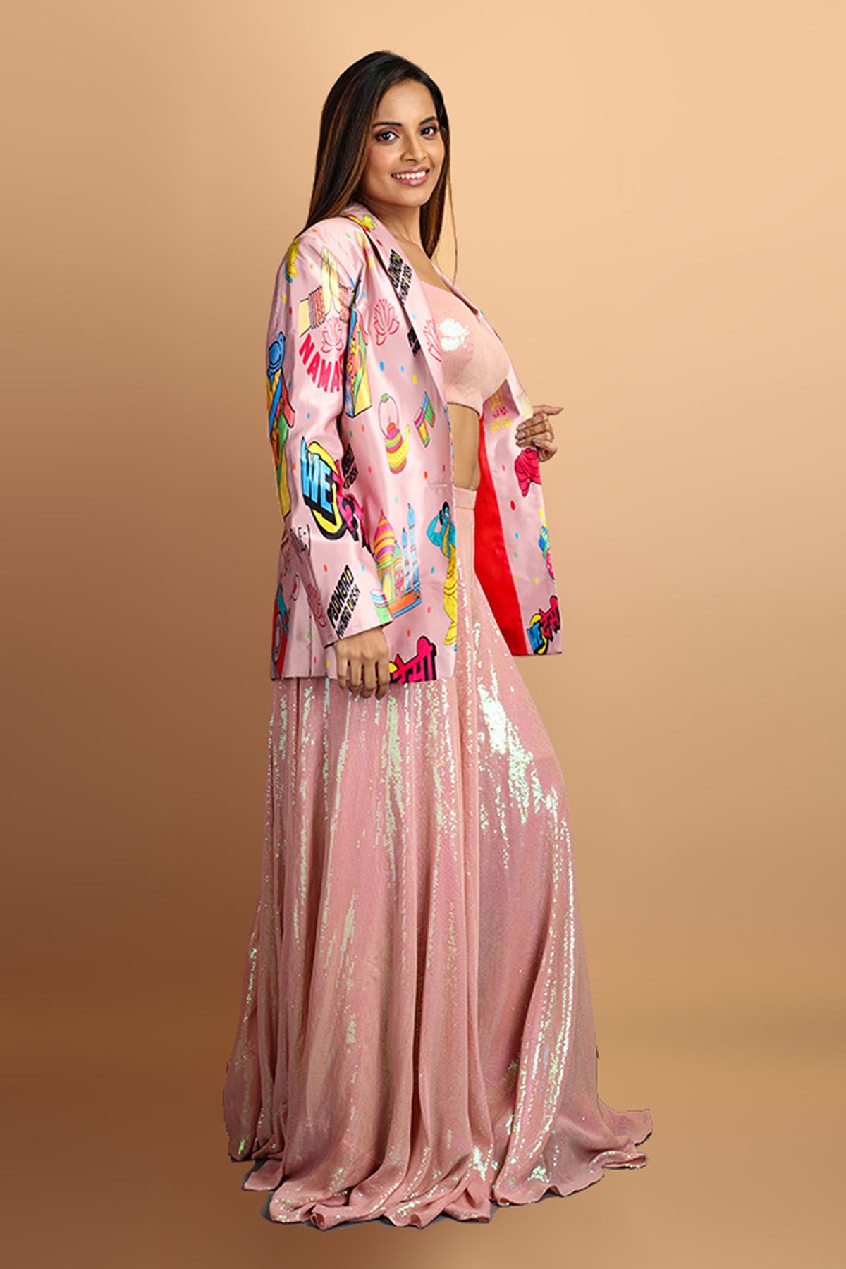 Indo Western Jacket & Pant Set