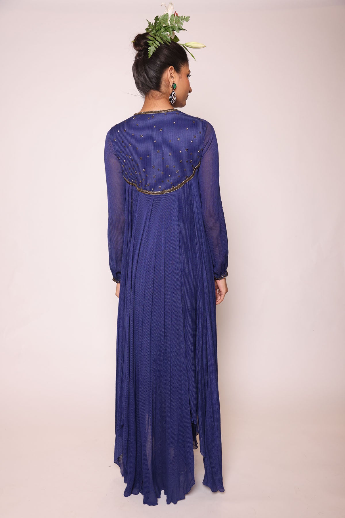 Ink Blue Asymmetrical Dress