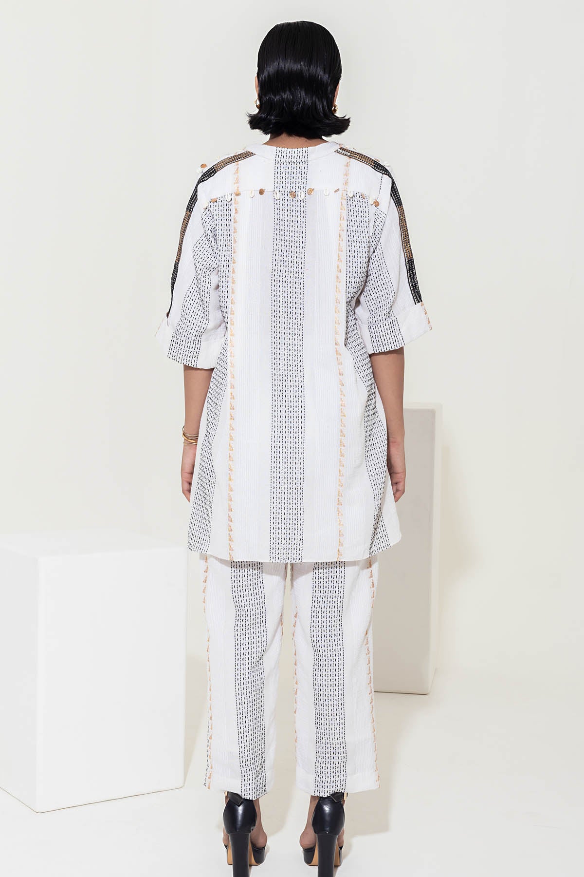 Ivory 100% Cotton Co-ord Set