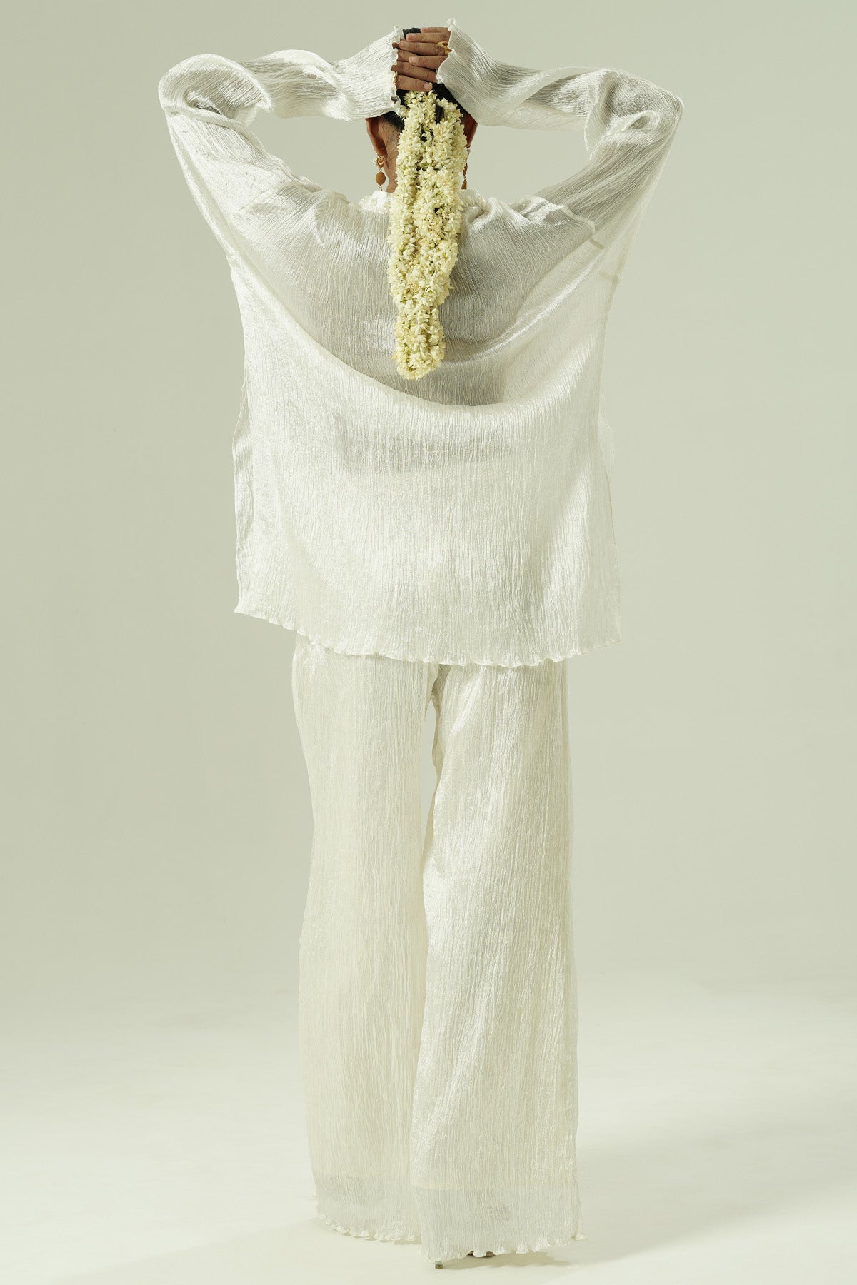 Ivory Beadwork Kurta & Pants