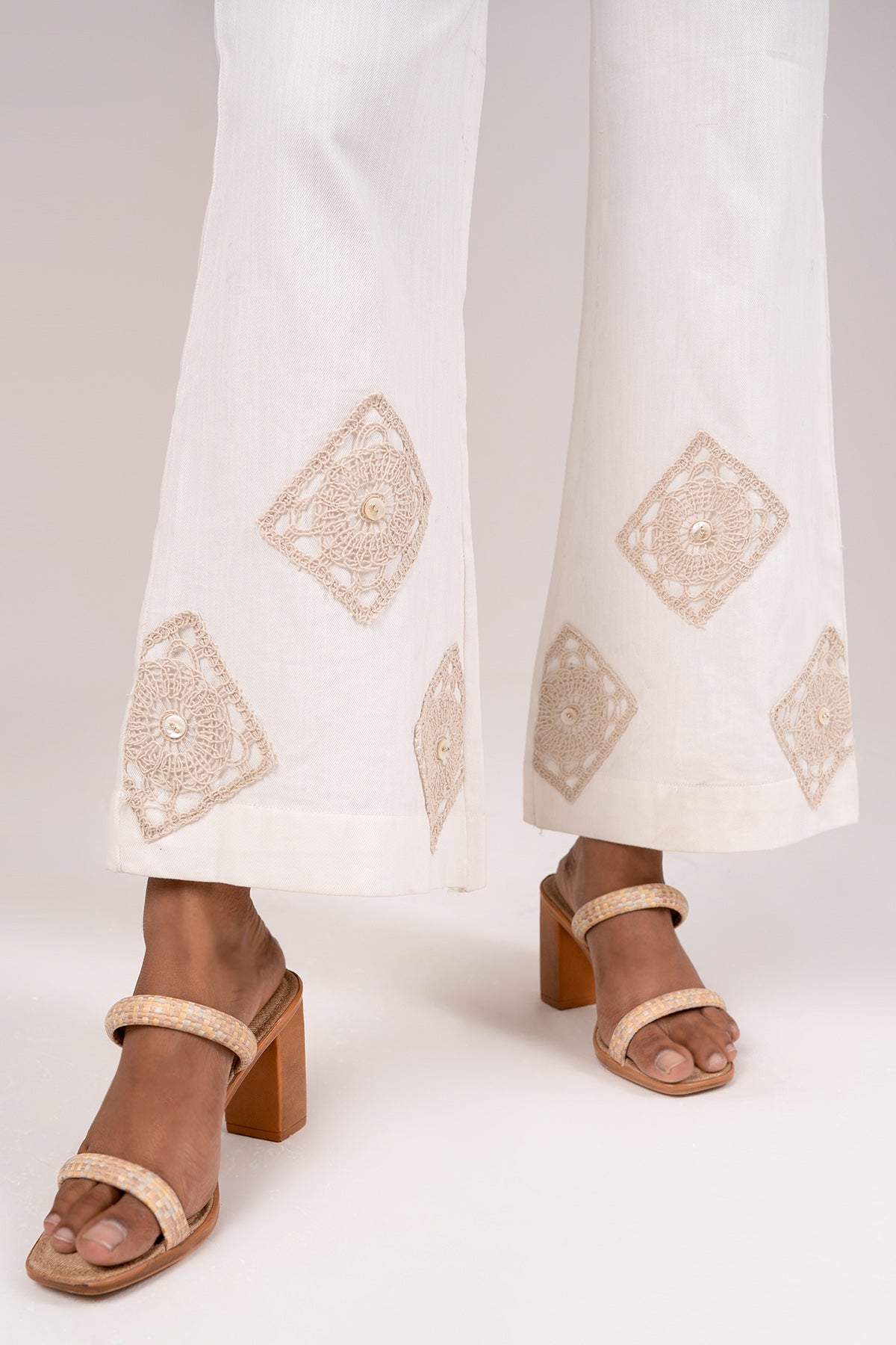 Ivory Cotton T-Shirt & Pants