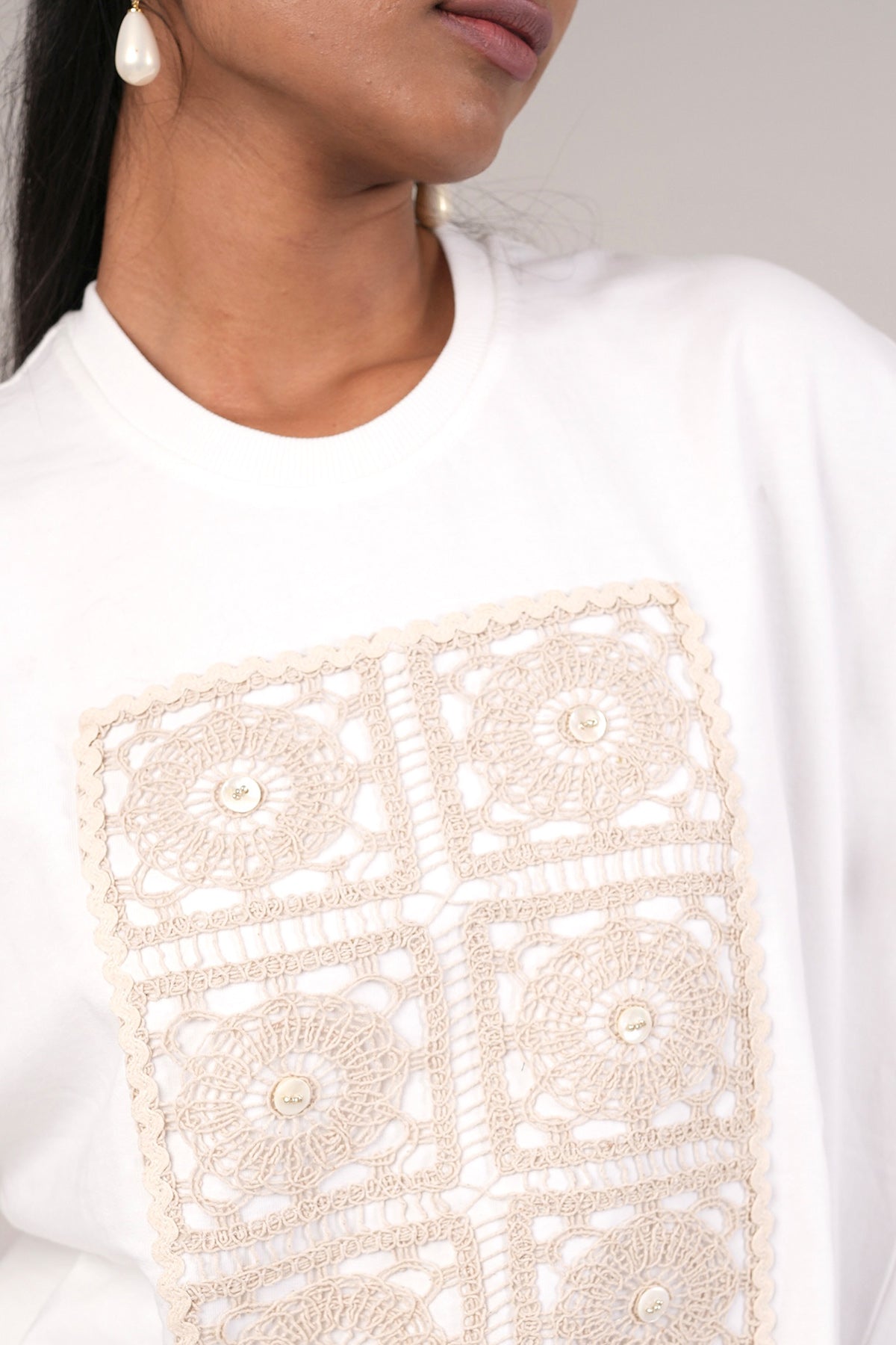 Ivory Cotton T-Shirt & Pants