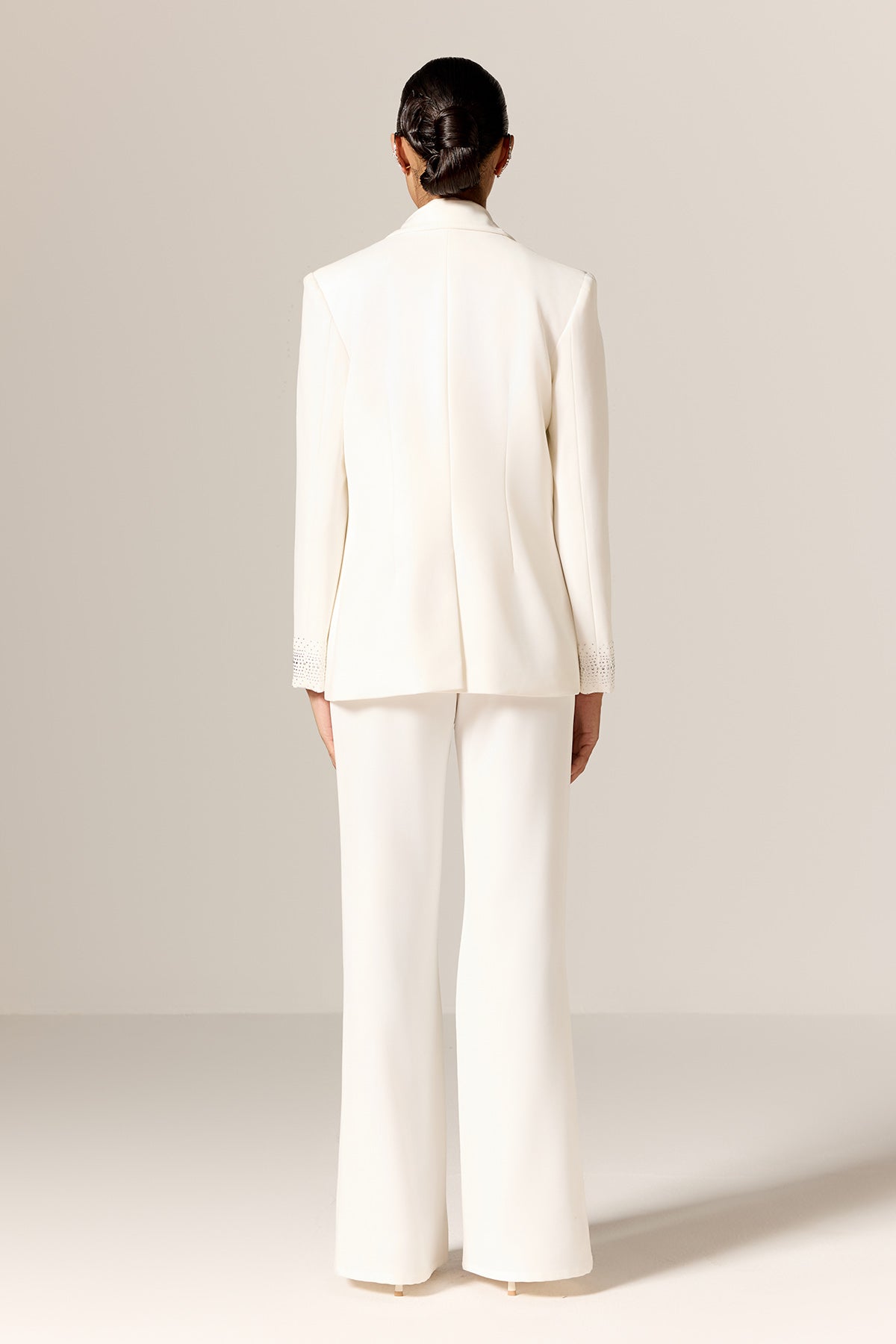 Ivory Crepe Twill Co-ord Set