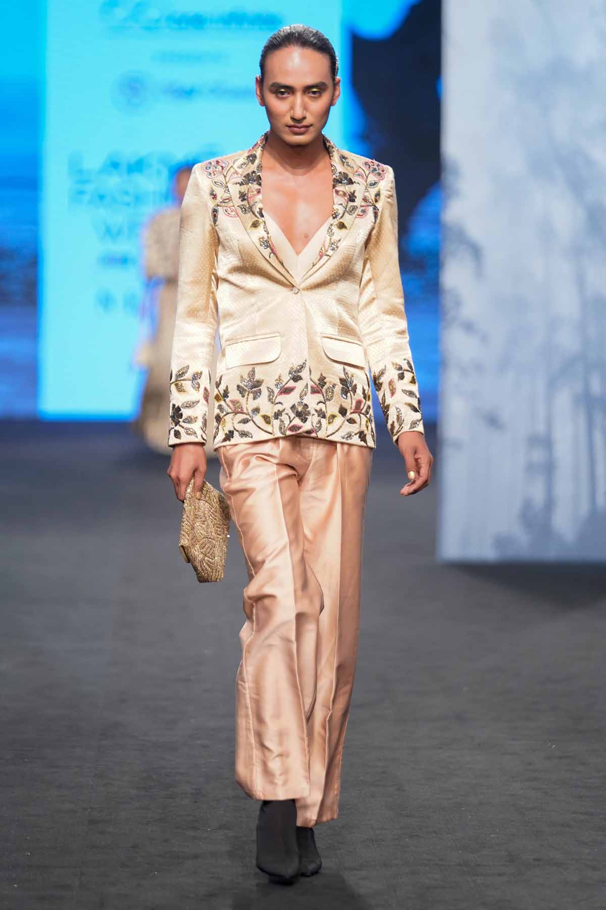 Buy Ivory Cutdana Work Jacket Set by Sejal Kamdar for women online at ScrollnShops