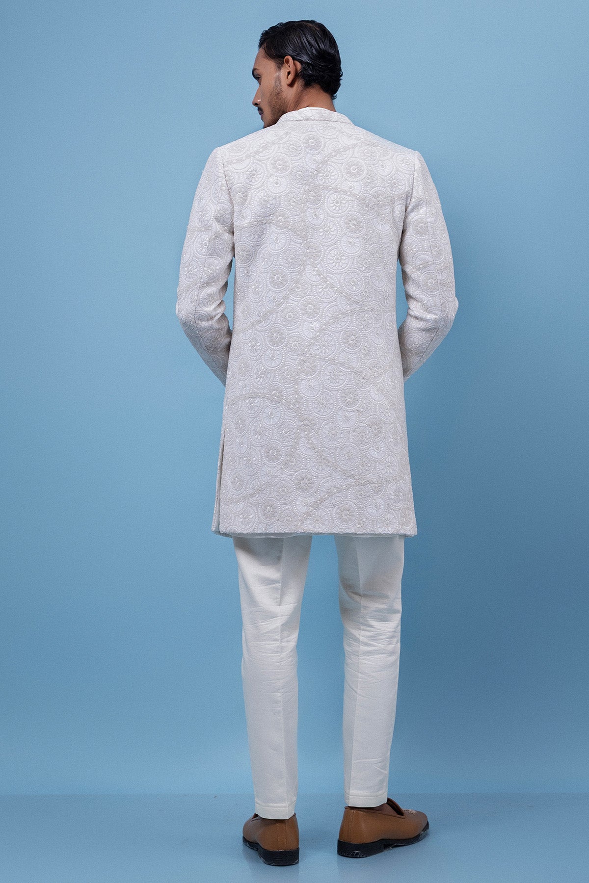 Ivory Embroidered Dori Jacket