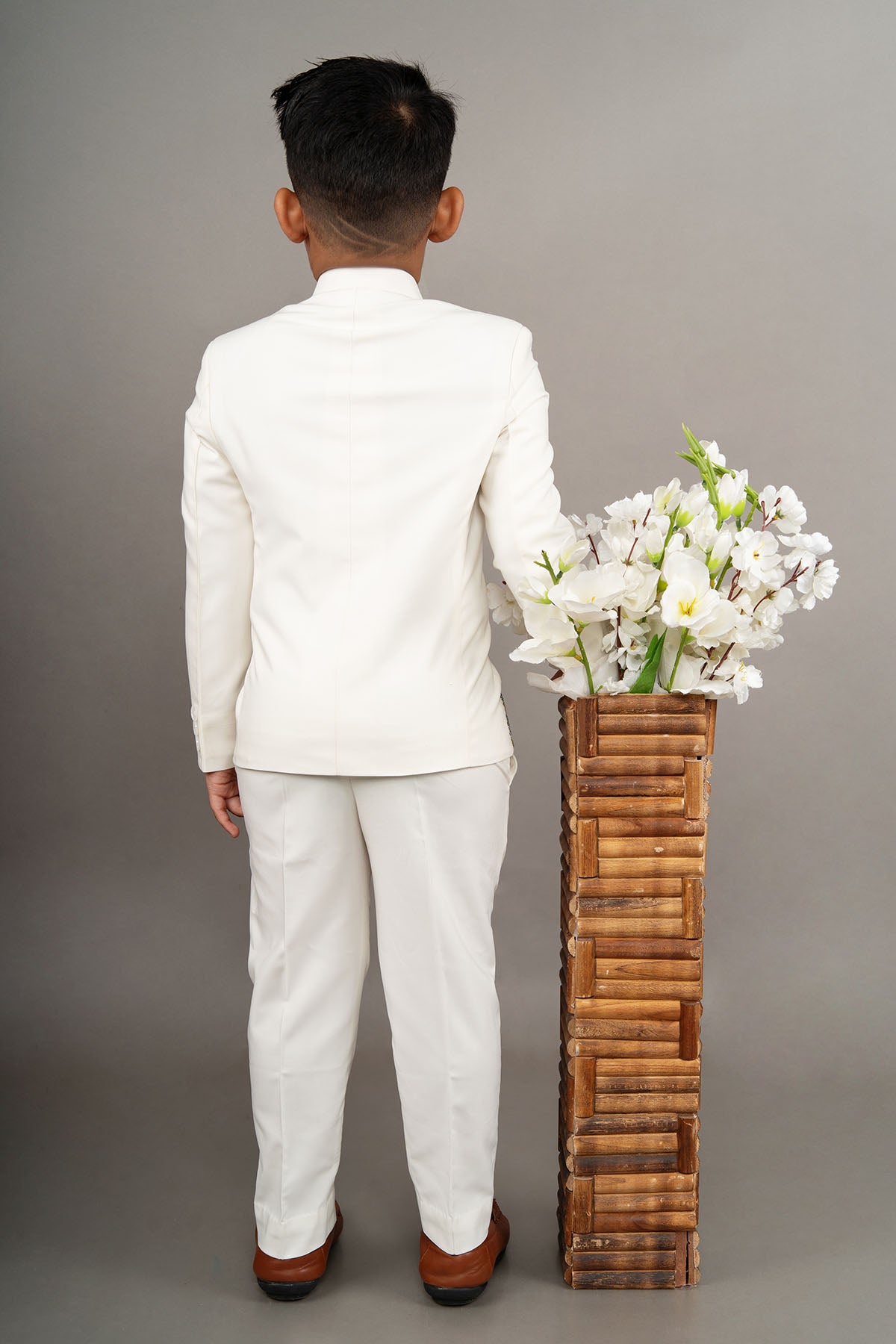 Ivory Embroidery Bandgala Set