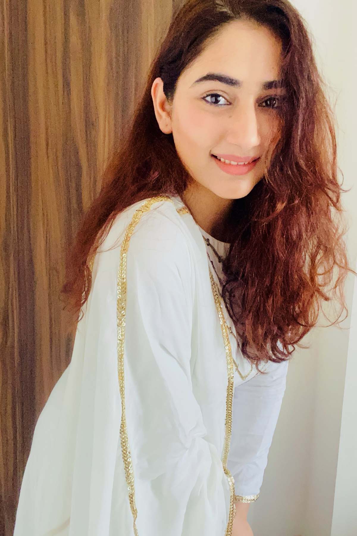 Ivory Flare Asymmetric Kurta Set