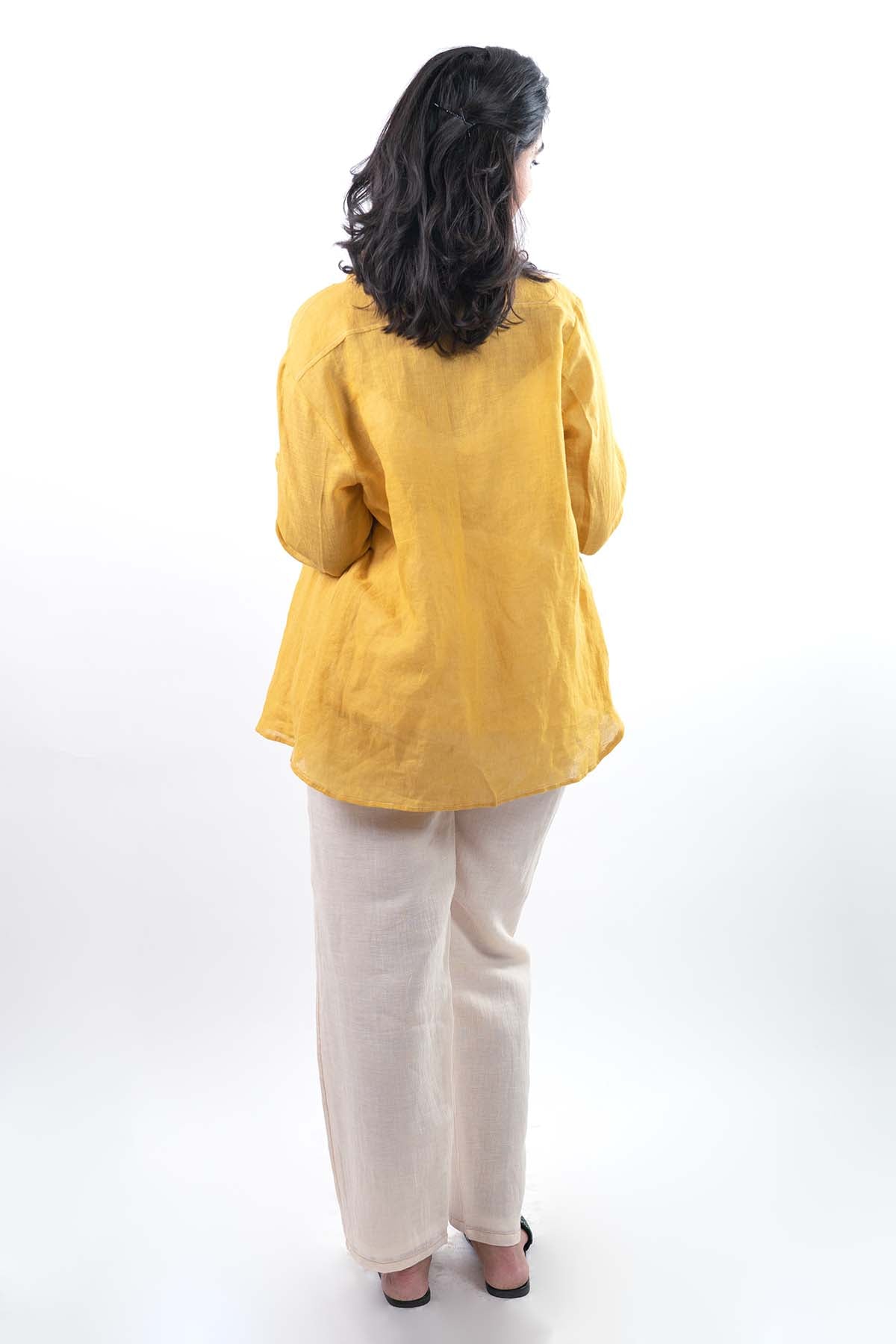 Ivory Hand Embroidered Pants Set